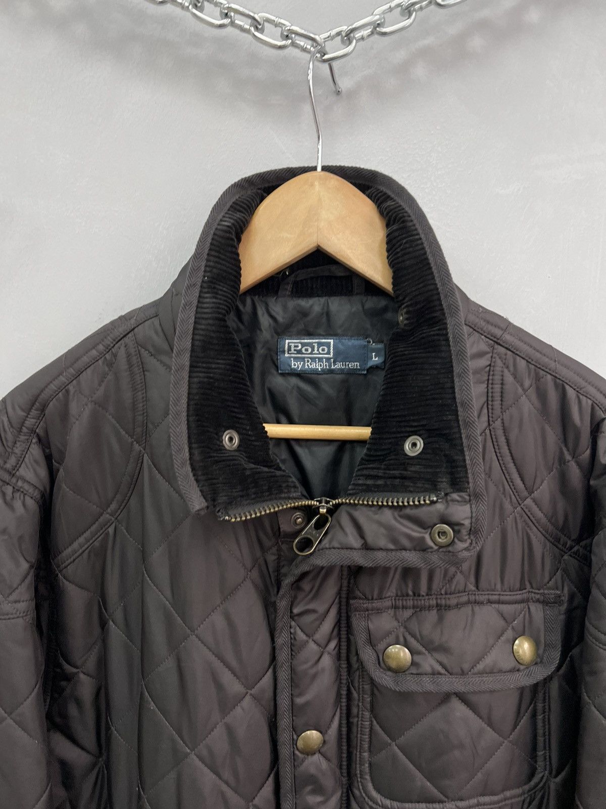 Polo Ralph Lauren × Ralph Lauren Vintage Ralph Lauren y2k Quilted NYLON Jacket Size US L / EU 52-54 / 3 - 4 Thumbnail