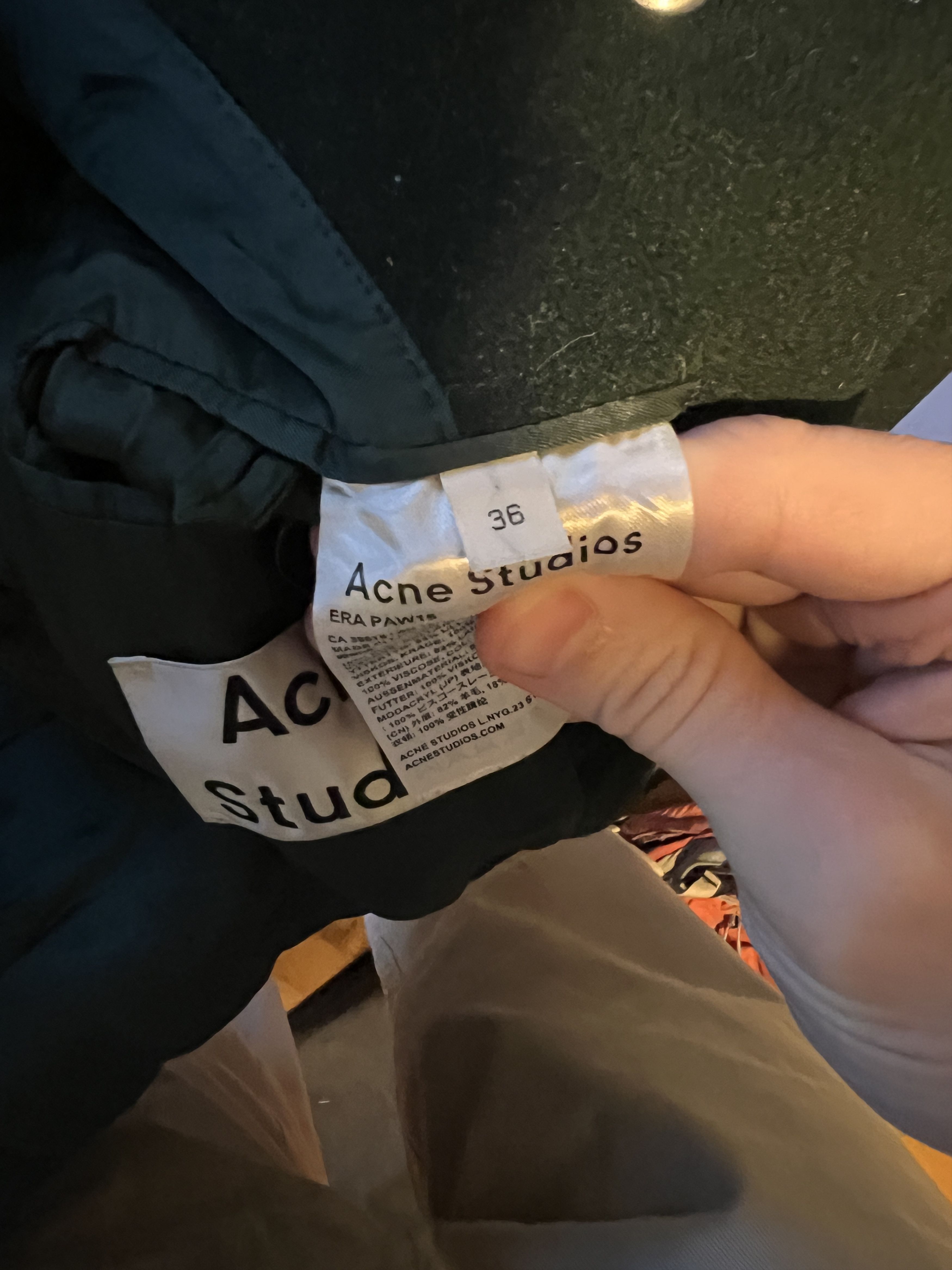 Acne Studios “ERA” Wool Coat size 36 Size S / US 4 / IT 40 - 9 Thumbnail