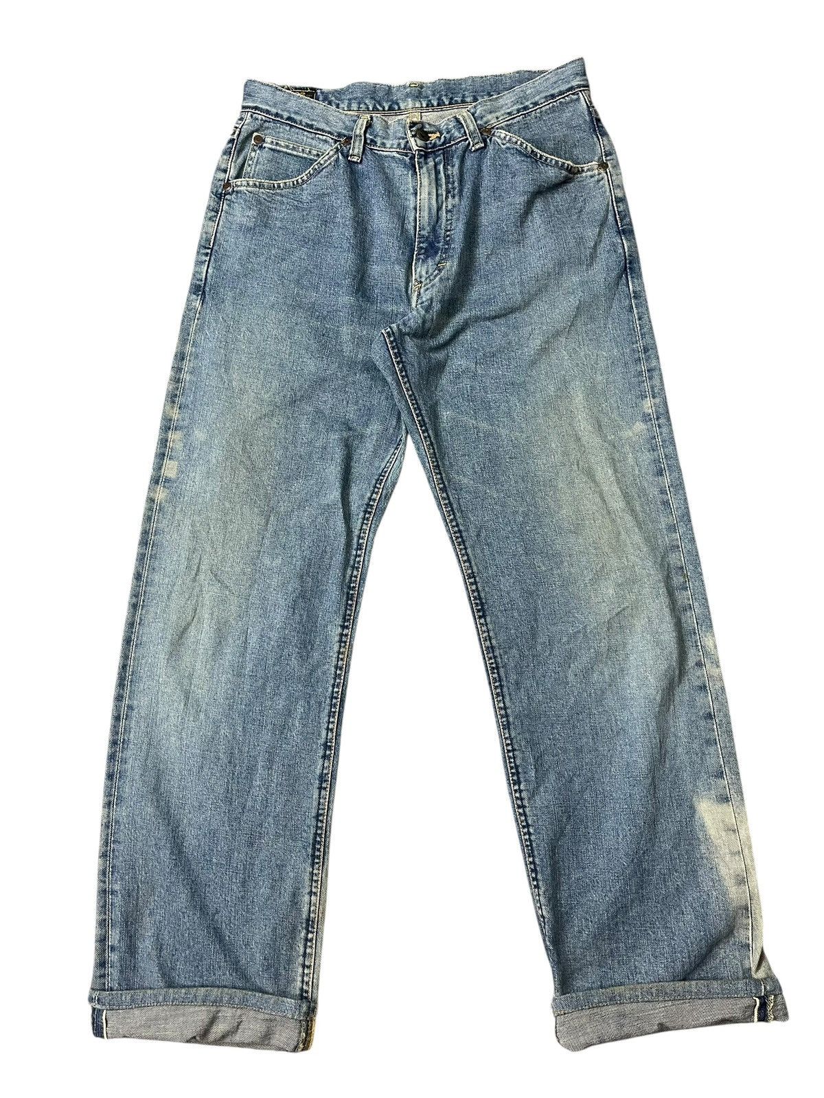 Lee Vintage Lee Riders Selvedge Faded Talon Zipper Size US 32 / EU 48 - 1 Thumbnail