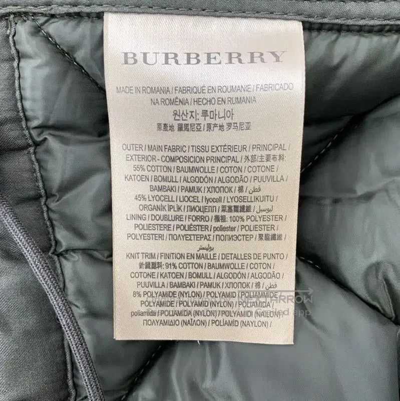 Burberry Burberry Women's Military Green Cotton Puffer Jacket. Size S / US 4 / IT 40 - 6 Thumbnail