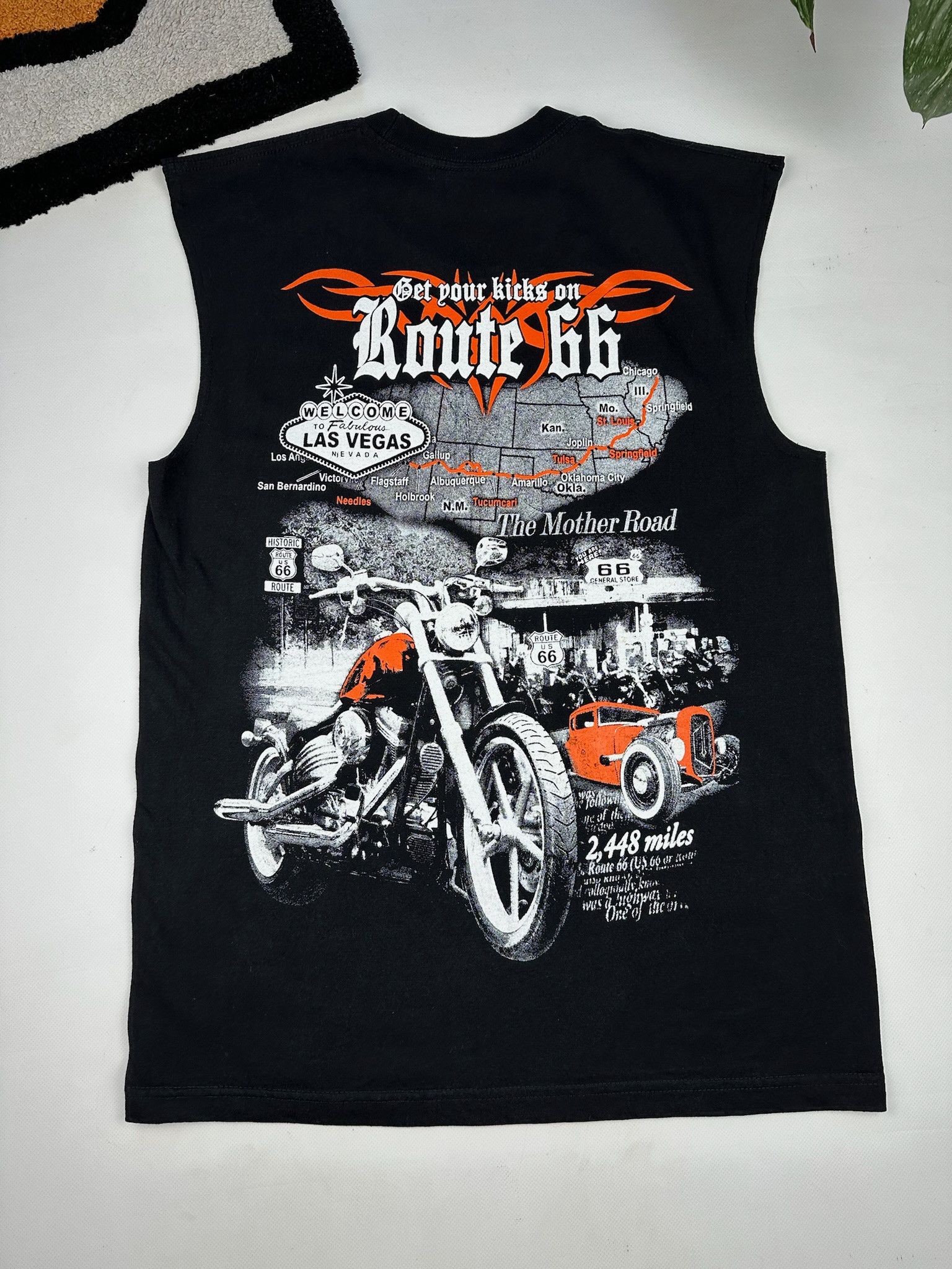 Vintage Vintage Harley Davidson style Tank Top Las Vegas Tribal Tee Size US L / EU 52-54 / 3 - 11 Thumbnail