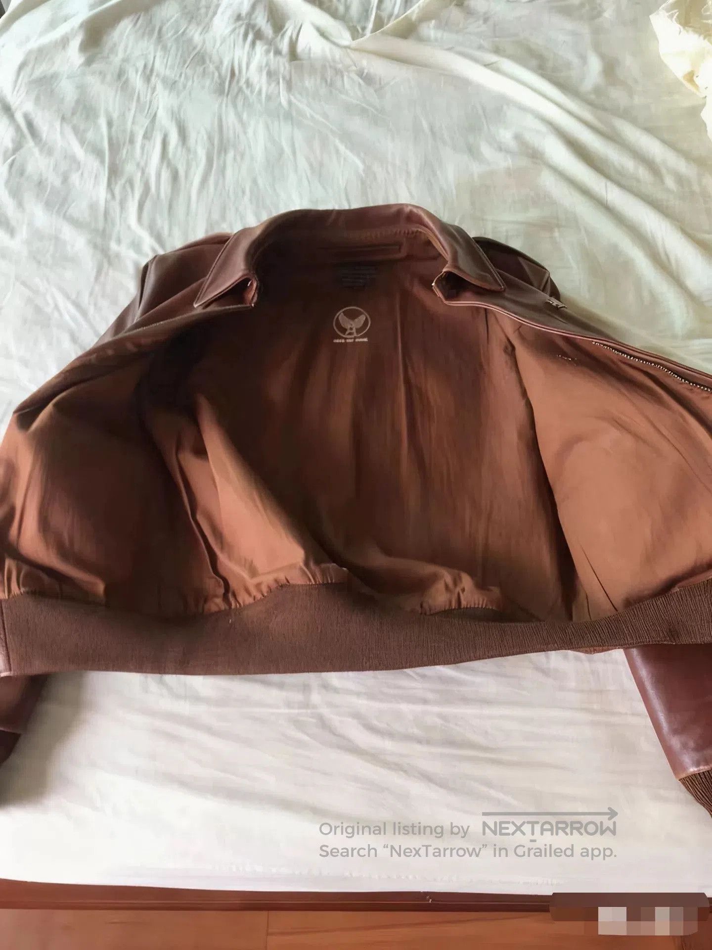 The Real McCoy's The Real McCoy's A-2 Flight Jacket Brown Leather. Size US M / EU 48-50 / 2 - 7 Thumbnail