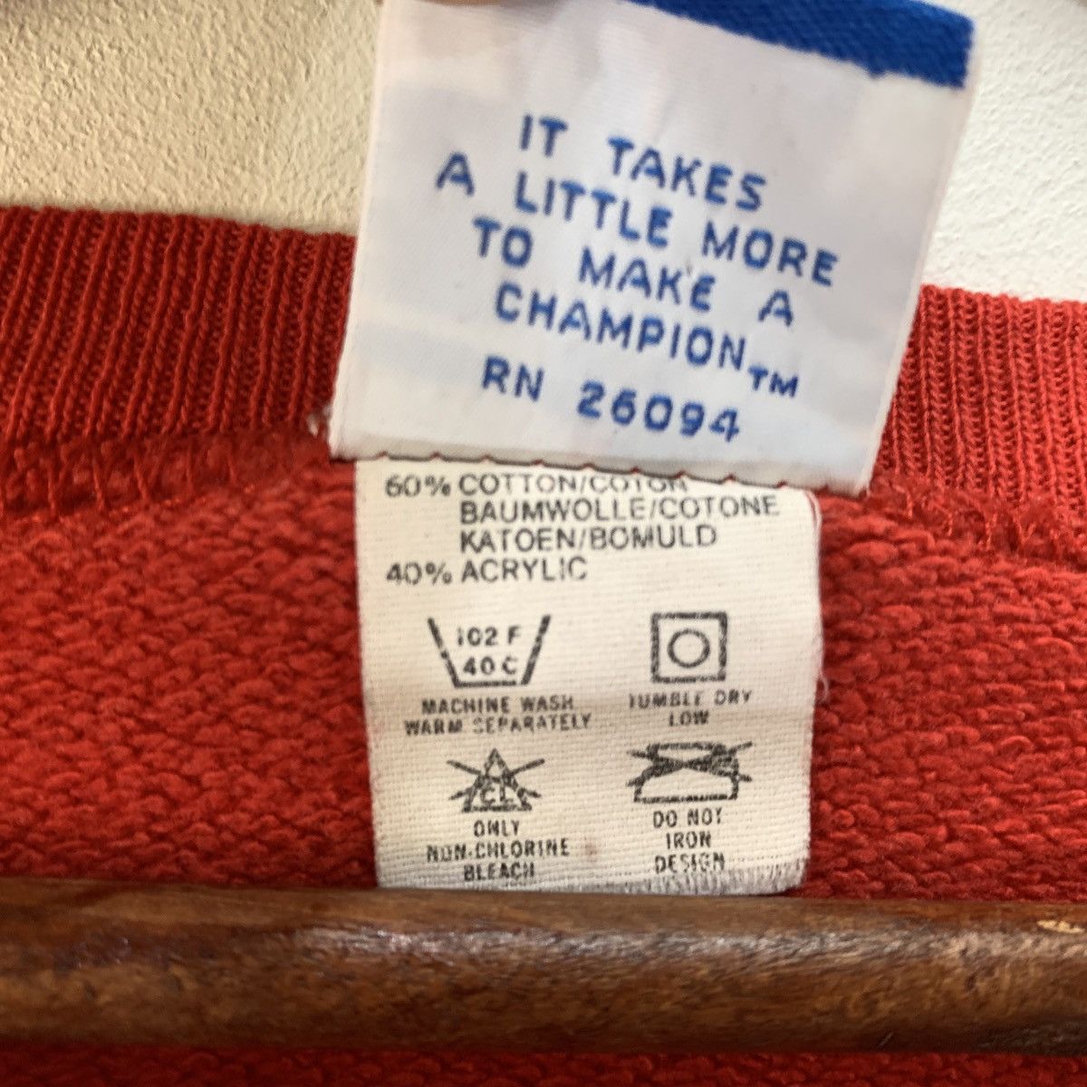 Champion × Vintage Vintage 90s Champion St John’s University Sweatshirt Size XXL / US 16-18 / IT 52-54 - 10 Thumbnail