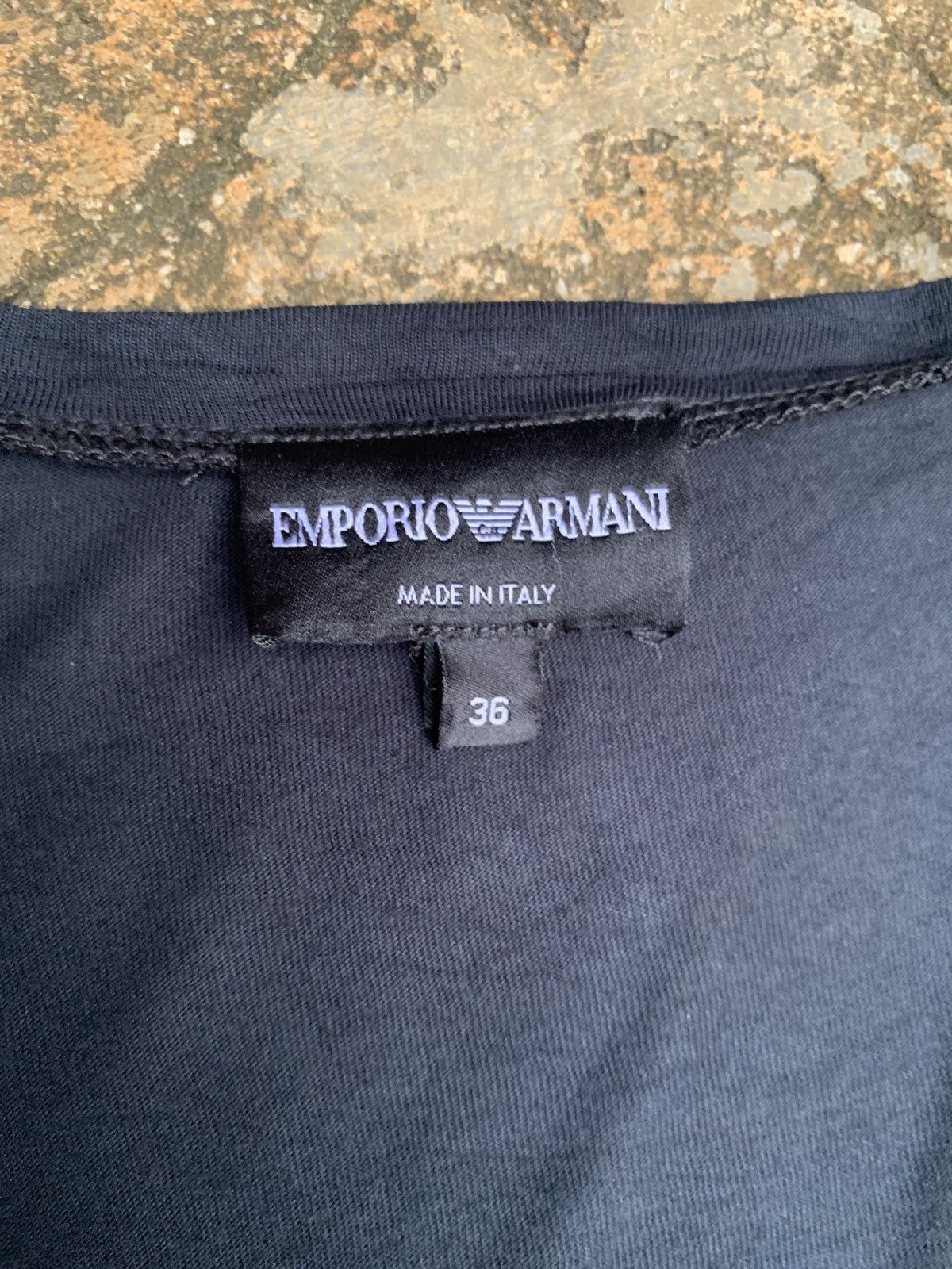 Armani × Emporio Armani × Giorgio Armani Emporio Armani Italy Sparkle Graphic Top Size S / US 4 / IT 40 - 5 Thumbnail