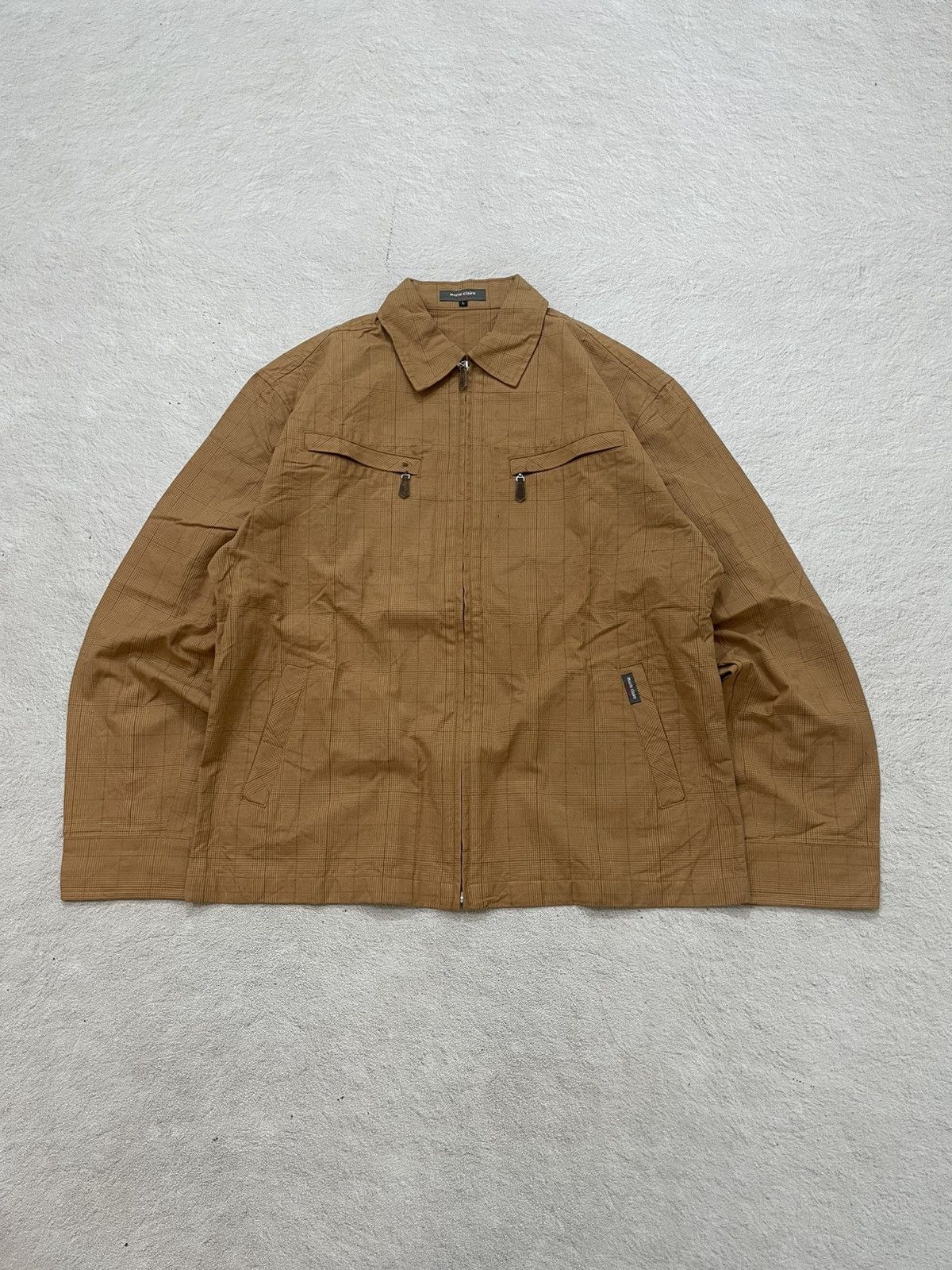 Japanese Brand 2000s Japan Marie Claire Plaid Jacket Y2K If6was9 LGB HYSTER Size US L / EU 52-54 / 3 - 1 Thumbnail
