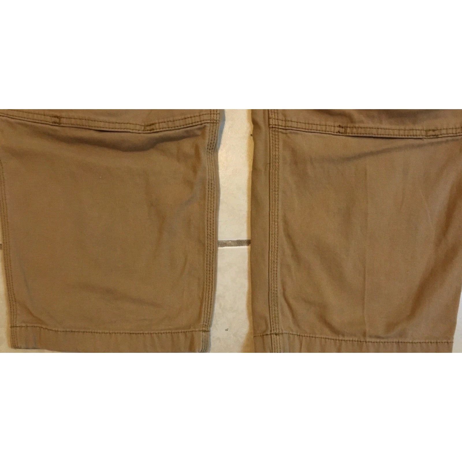 Carhartt VINTAGE Carhartt Faded Distress Double knee Pants 42 Boys Mens 42 Beige Distressed Grunge 90s Trucker Carhartt Style Size US 42 / EU 58 - 5 Thumbnail