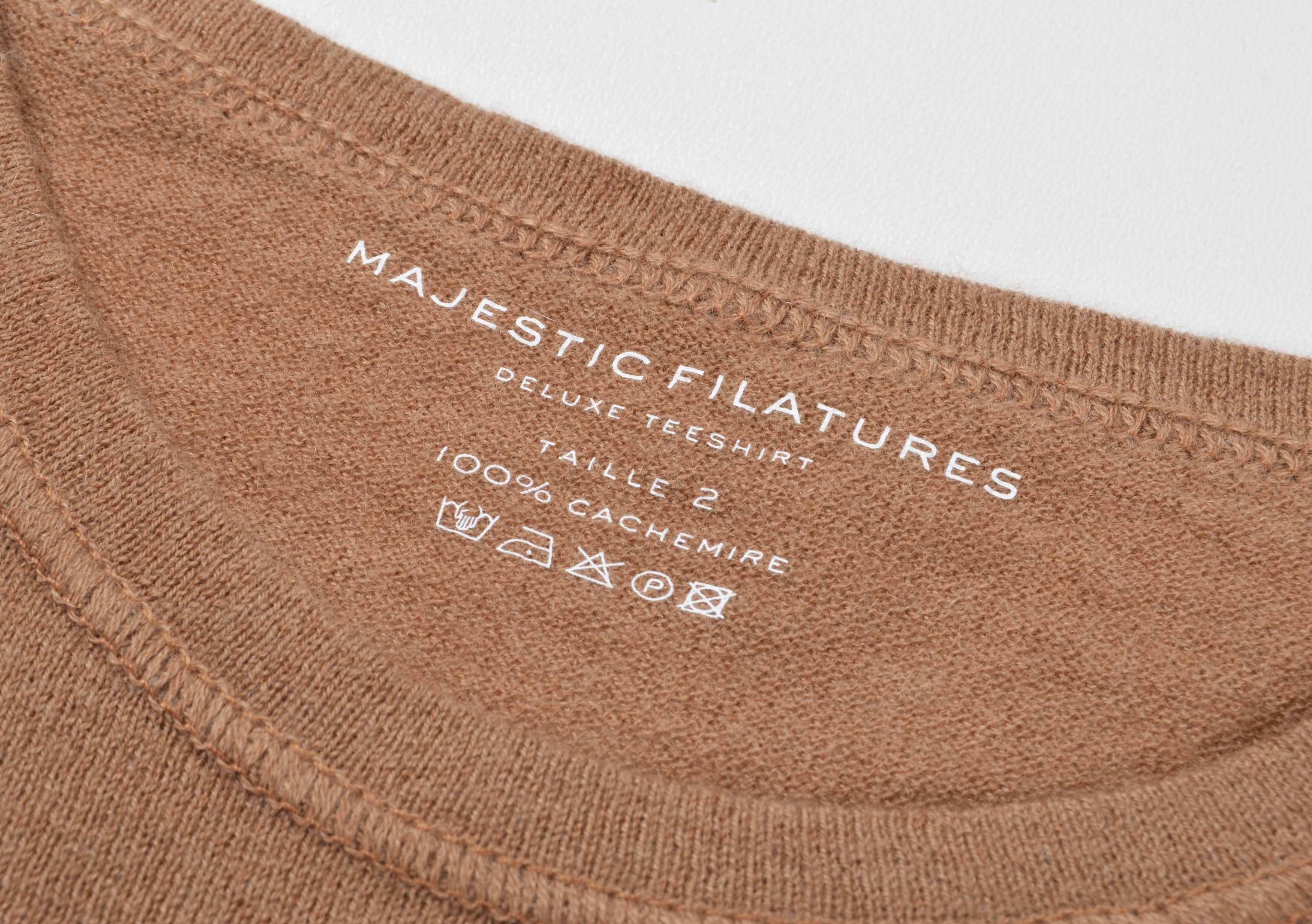 MAJESTIC FILATURES Majestic Filatures Deluxe Teeshirt 100% Cashmere Soft Tee Size S / US 4 / IT 40 - 6 Thumbnail