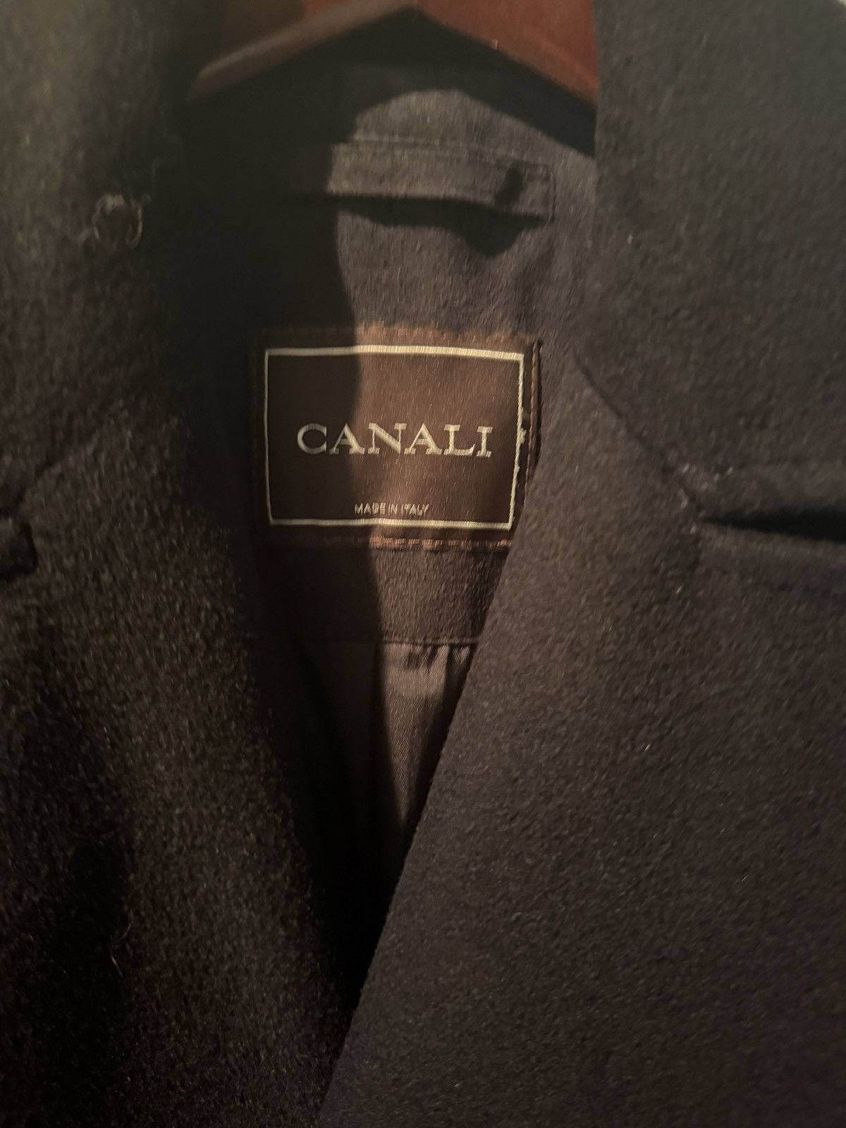 Canali Canali Made in Italy Double Breasted Wool Peacoat Size38R US Size US M / EU 48-50 / 2 - 2 Thumbnail