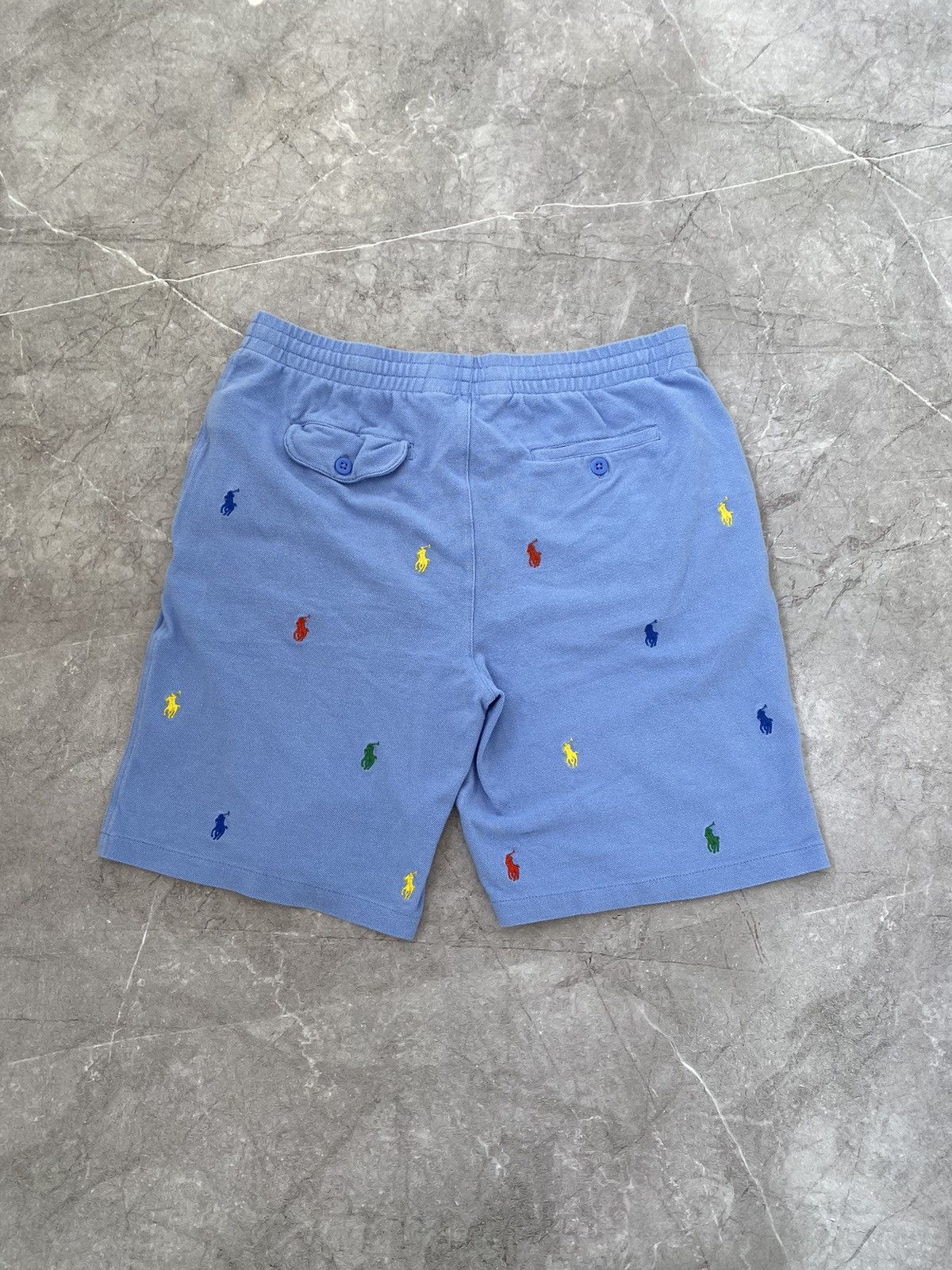 Polo Ralph Lauren Rare Polo Ralph Lauren Shorts All Over Print Multi Pony Y2K Size US 30 / EU 46 - 11 Thumbnail