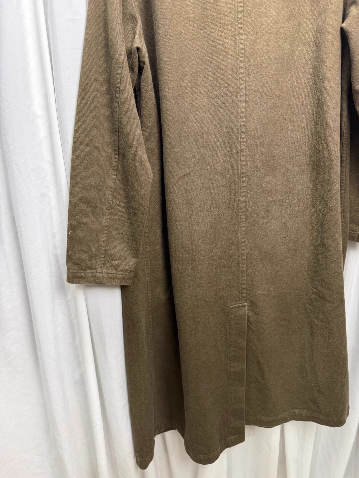 Yohji Yamamoto Yohji Yamamoto Y's Asymmetric Washed Coat K20 Size US L / EU 52-54 / 3 - 7 Thumbnail
