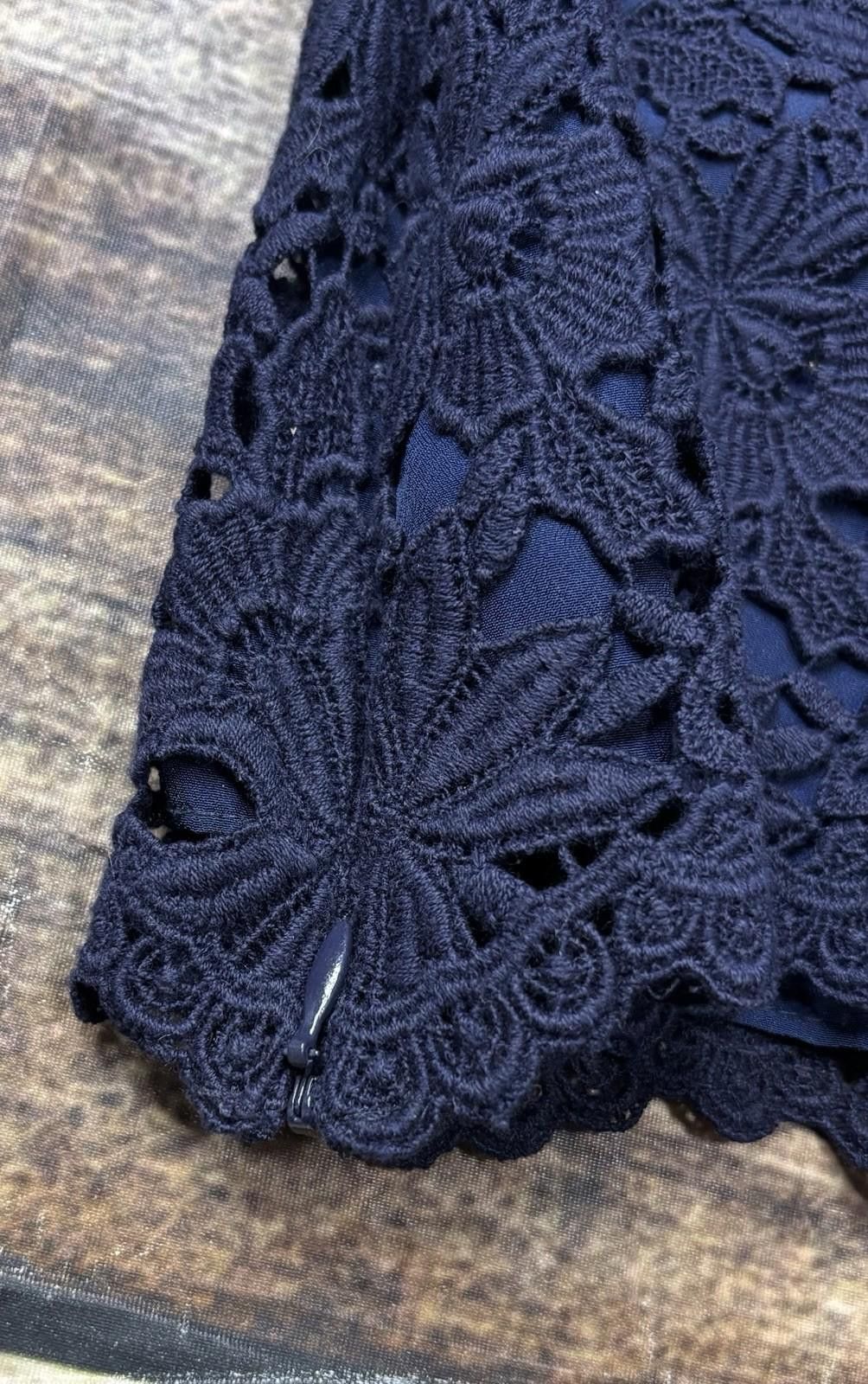Other Talbots Top Womens 4P Floral Lace Lined Short Sleeve $119 Size S / US 4 / IT 40 - 8 Thumbnail