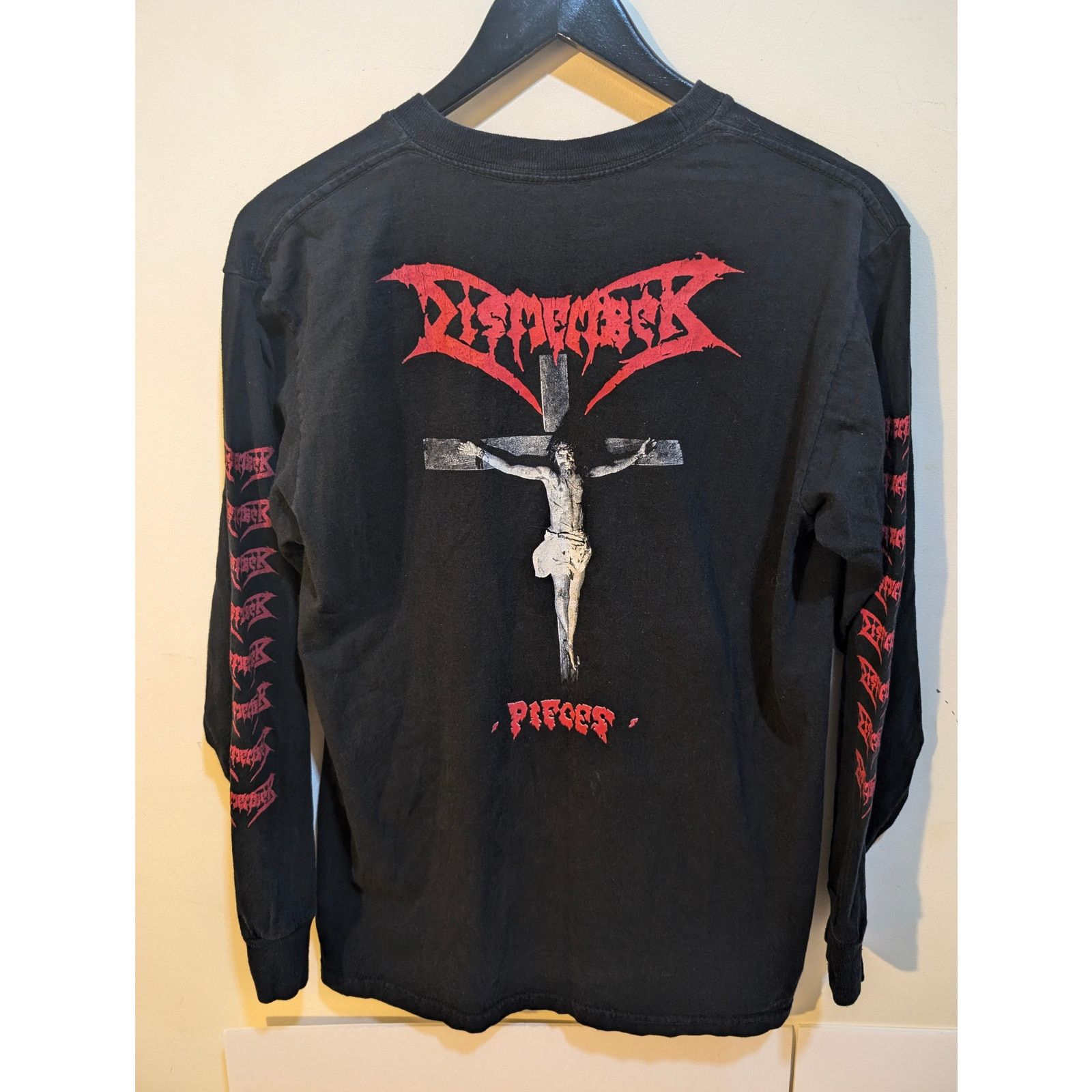 Band Tees Dismember Pieces Swedish Death Metal Retro Long Sleeve Sz M Size US M / EU 48-50 / 2 - 4 Thumbnail