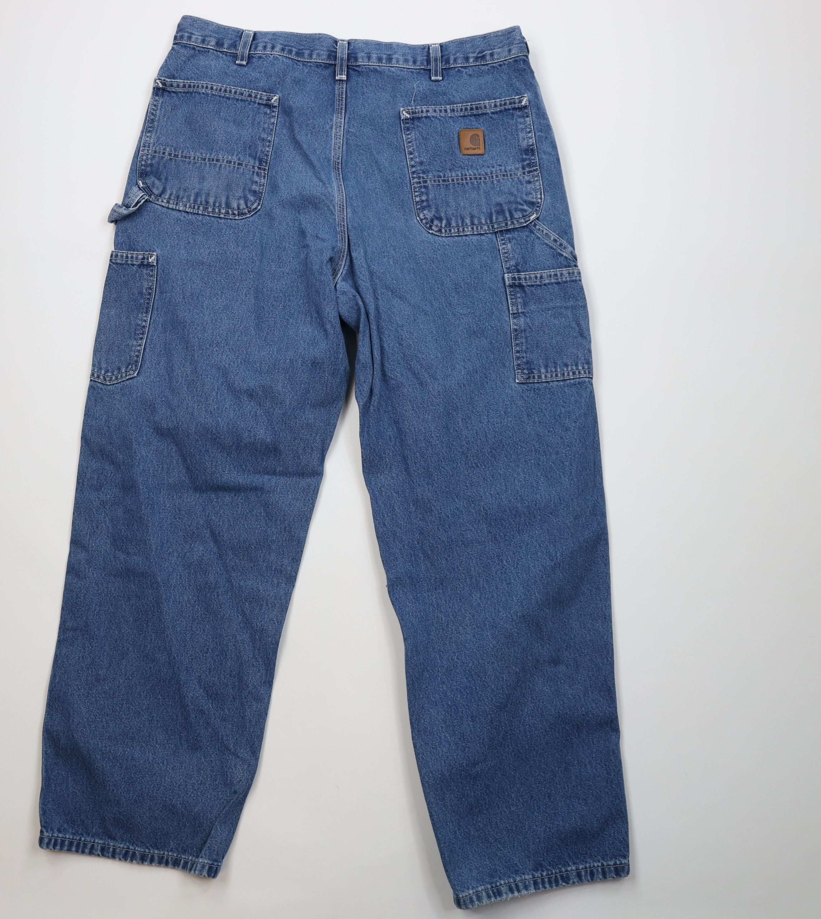 Carhartt Vintage Y2K Carhartt Wide Leg Dungaree Denim Jeans Cotton Size US 38 / EU 54 - 9 Thumbnail