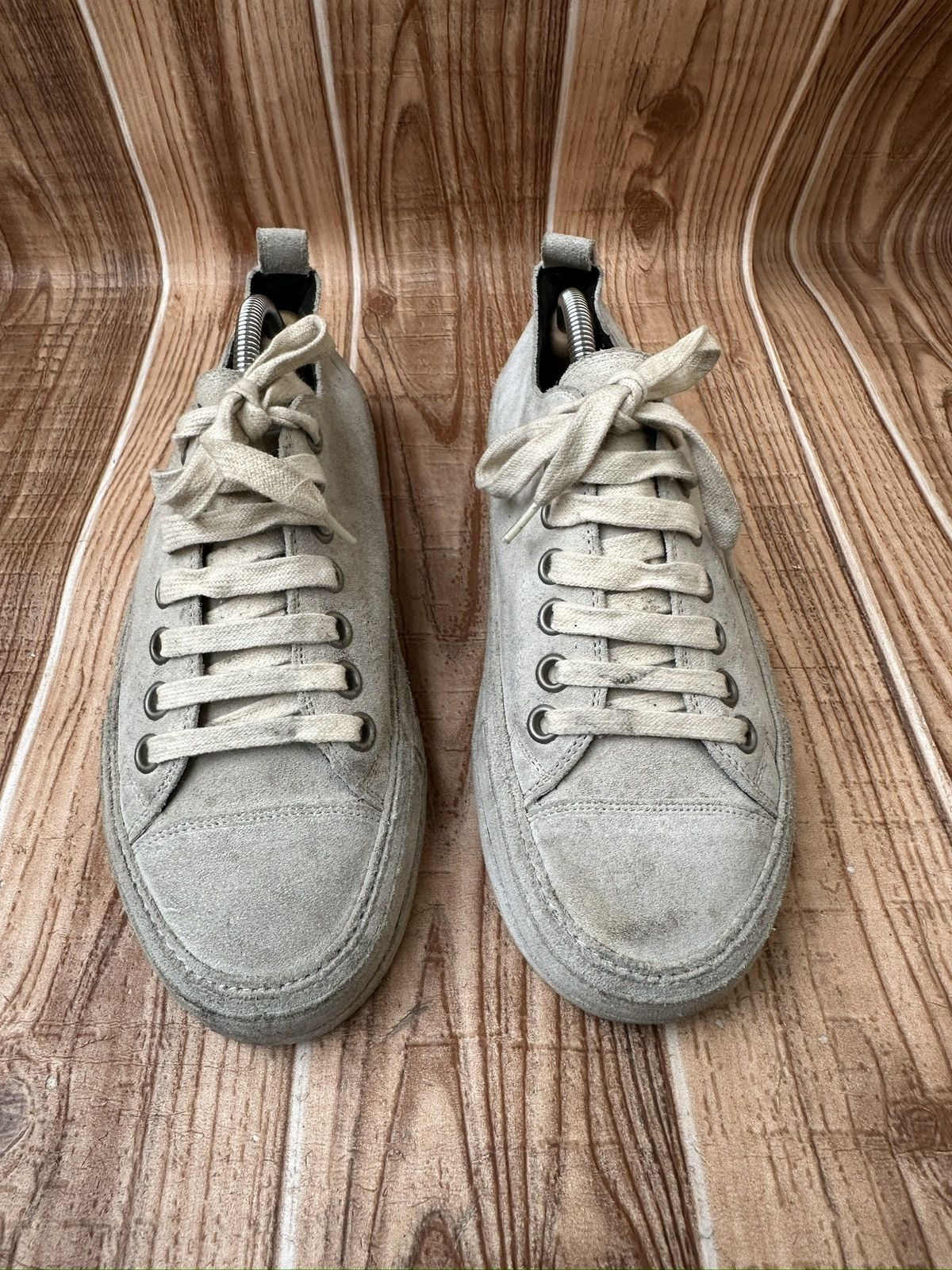 Ann Demeulemeester Ann Demeulemeester Suede Low Top Sneaks Size US 7 / EU 40 - 2 Thumbnail
