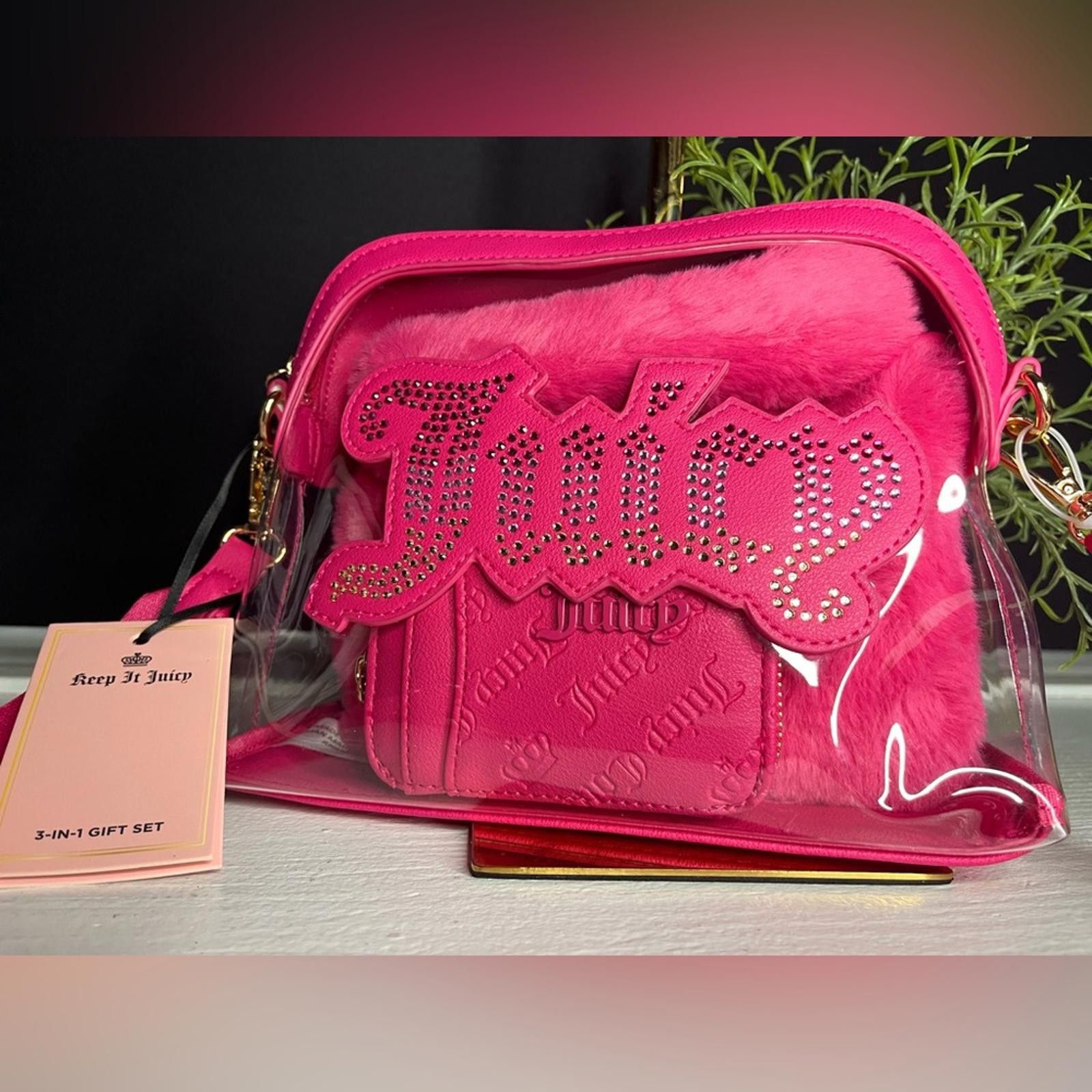 Juicy Couture Jeans Juicy Couture Three Piece Done Bag, Wristlet And Wallet NWT Size ONE SIZE - 9 Thumbnail
