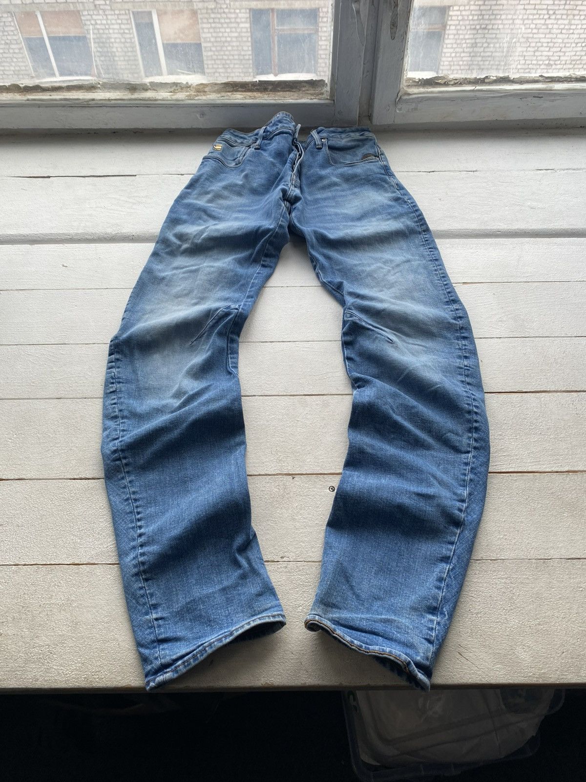 G-Star Vintage Y2K G-Star RAW Slim Tapered Blue Denim Jeans Stretch Size US 32 / EU 48 - 1 Thumbnail