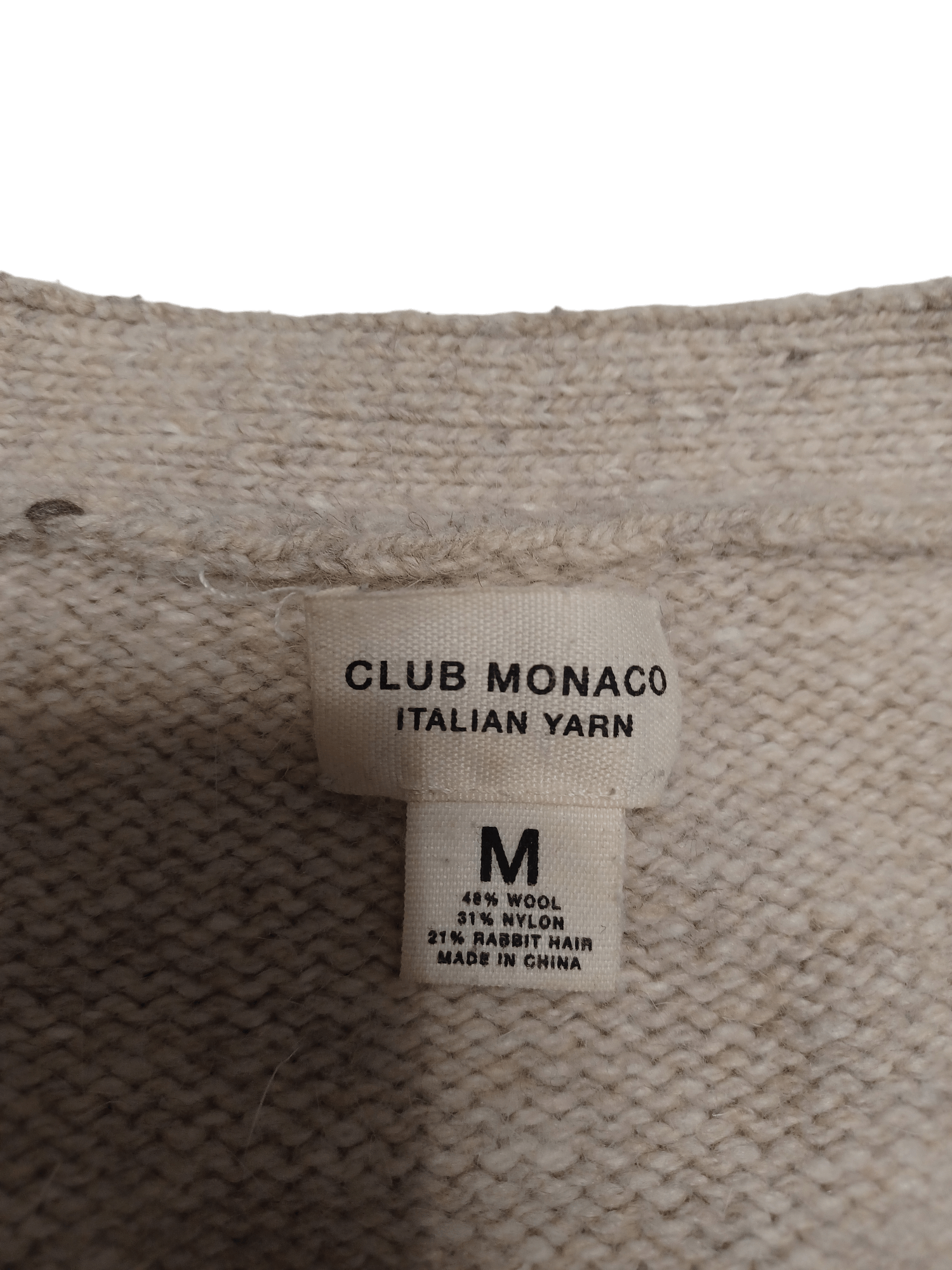 Club Monaco CLUB MONACO ITALIAN YARN WOOL RABBIT HAIR CARDIGAN Size US M / EU 48-50 / 2 - 4 Thumbnail