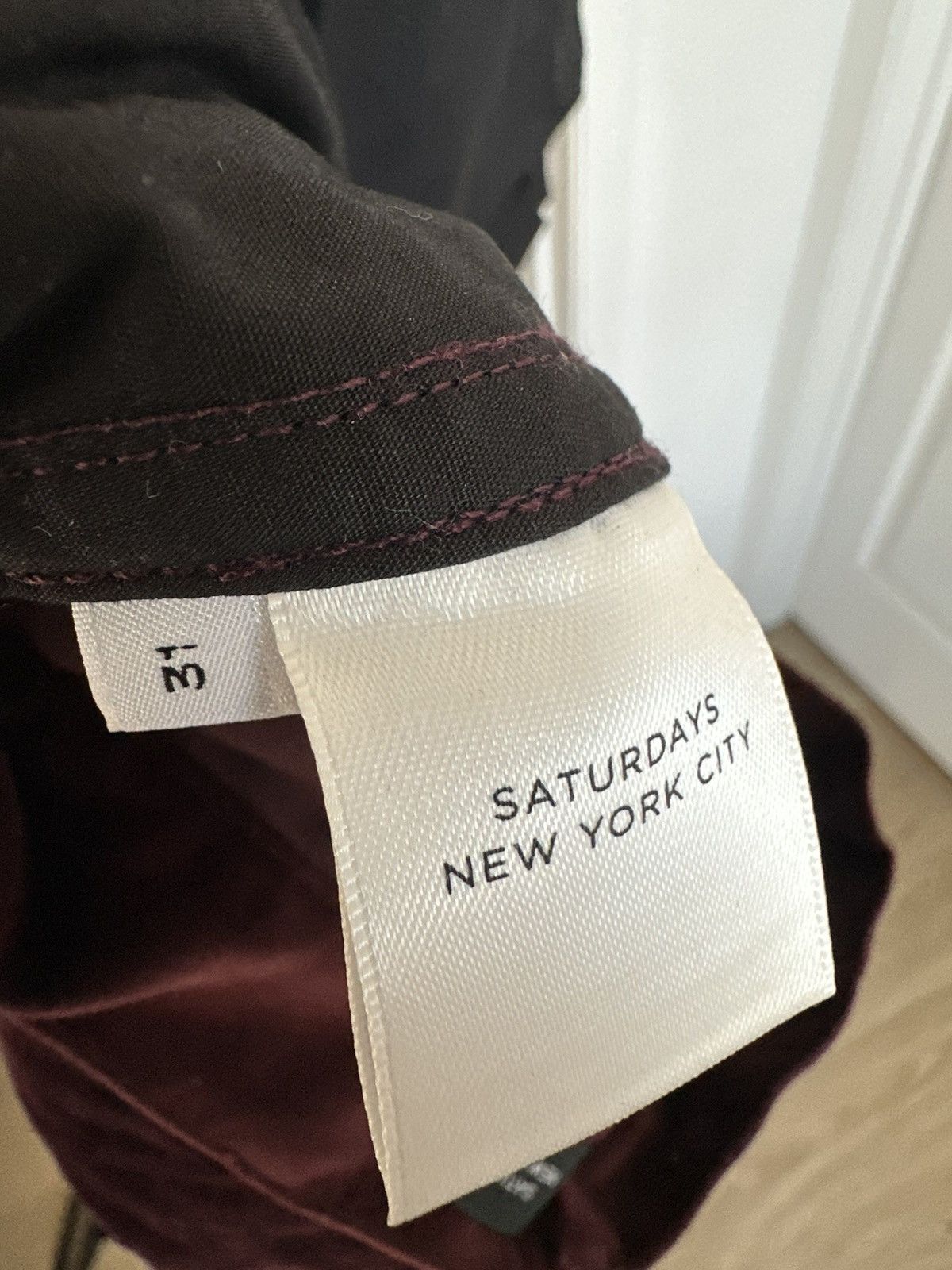 Saturdays NYC Saturdays NYC - Morris Velvet Carpenter Pant Size US 31 - 7 Thumbnail