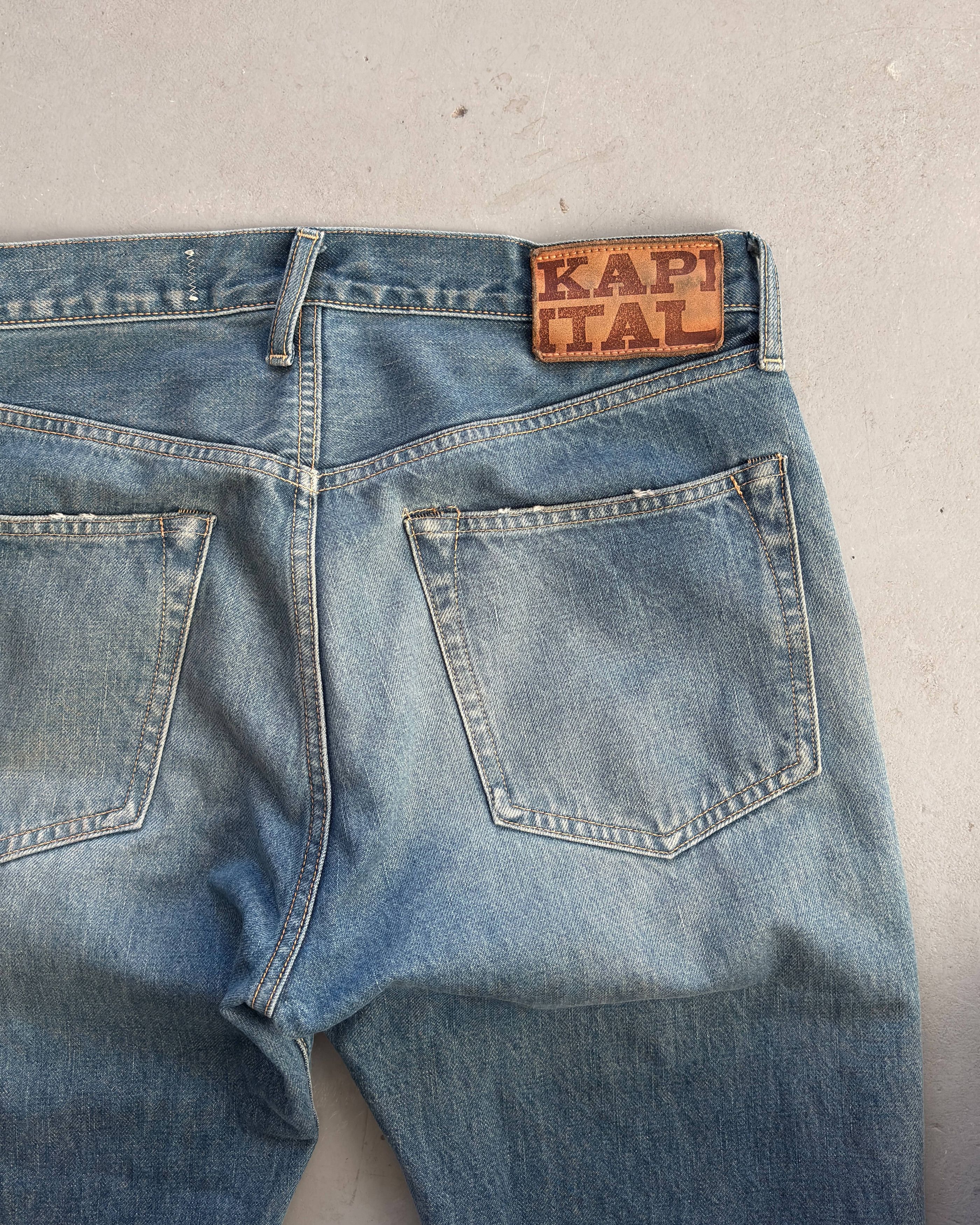 Kapital KAPITAL Light Washed Denim Size US 32 / EU 48 - 6 Thumbnail