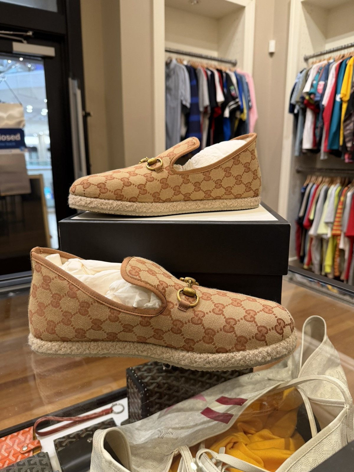 Gucci Gucci Fria GG Canvas Horsebit Espadrilles Size US 9 / EU 42 - 4 Thumbnail