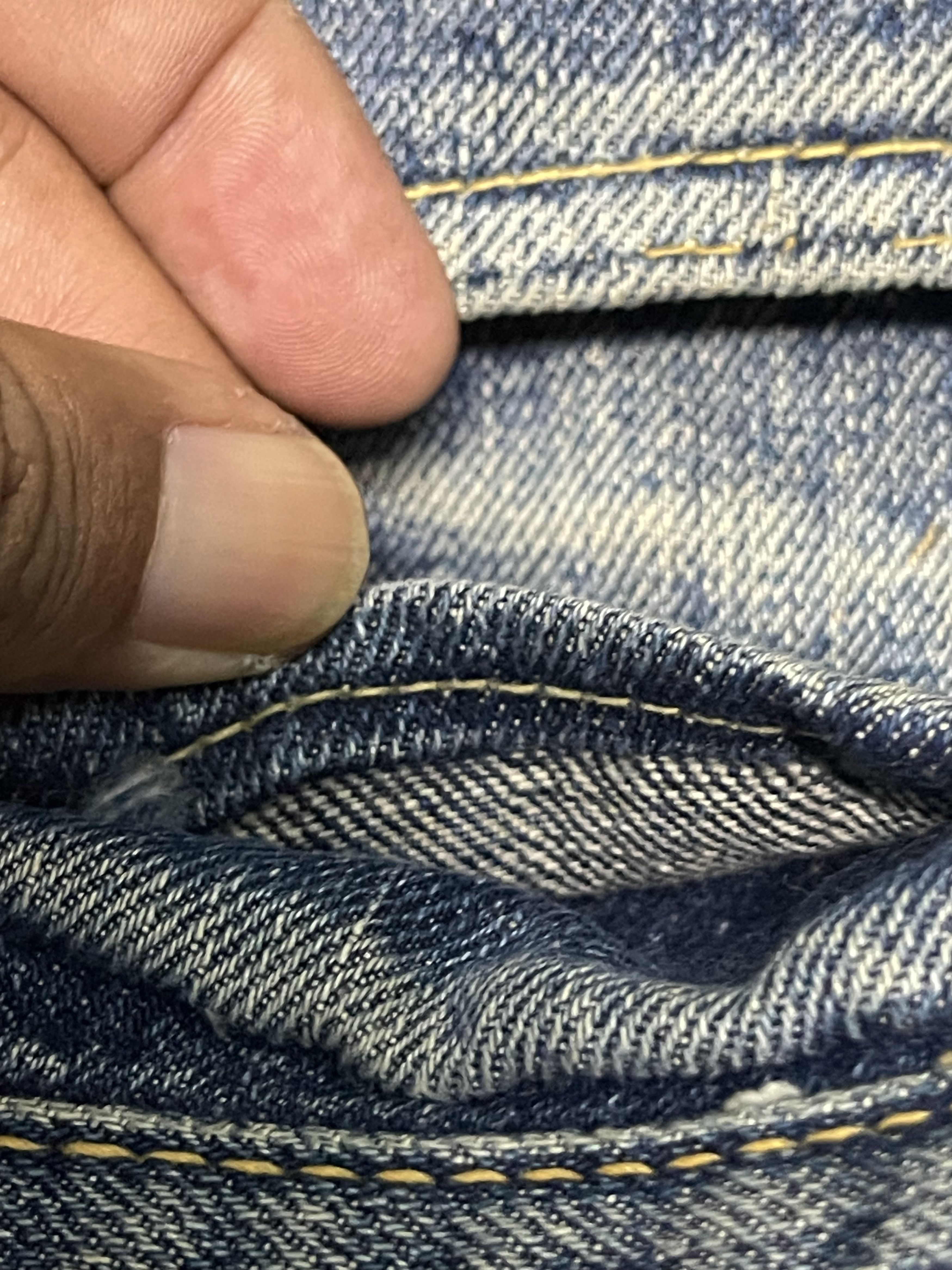 Levi's Vintage Levis 501 Redline Selvedge Denim Jeans Size US 29 - 14 Thumbnail