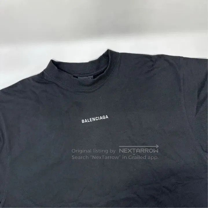 Balenciaga Balenciaga Black Logo Short Sleeve T-Shirt. Size US XS / EU 42 / 0 - 6 Thumbnail