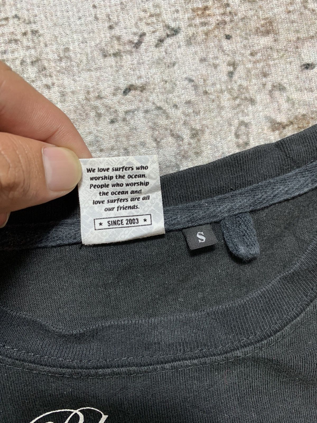 Undefined Japan Beach Sound Glitter Poem Longsleeve