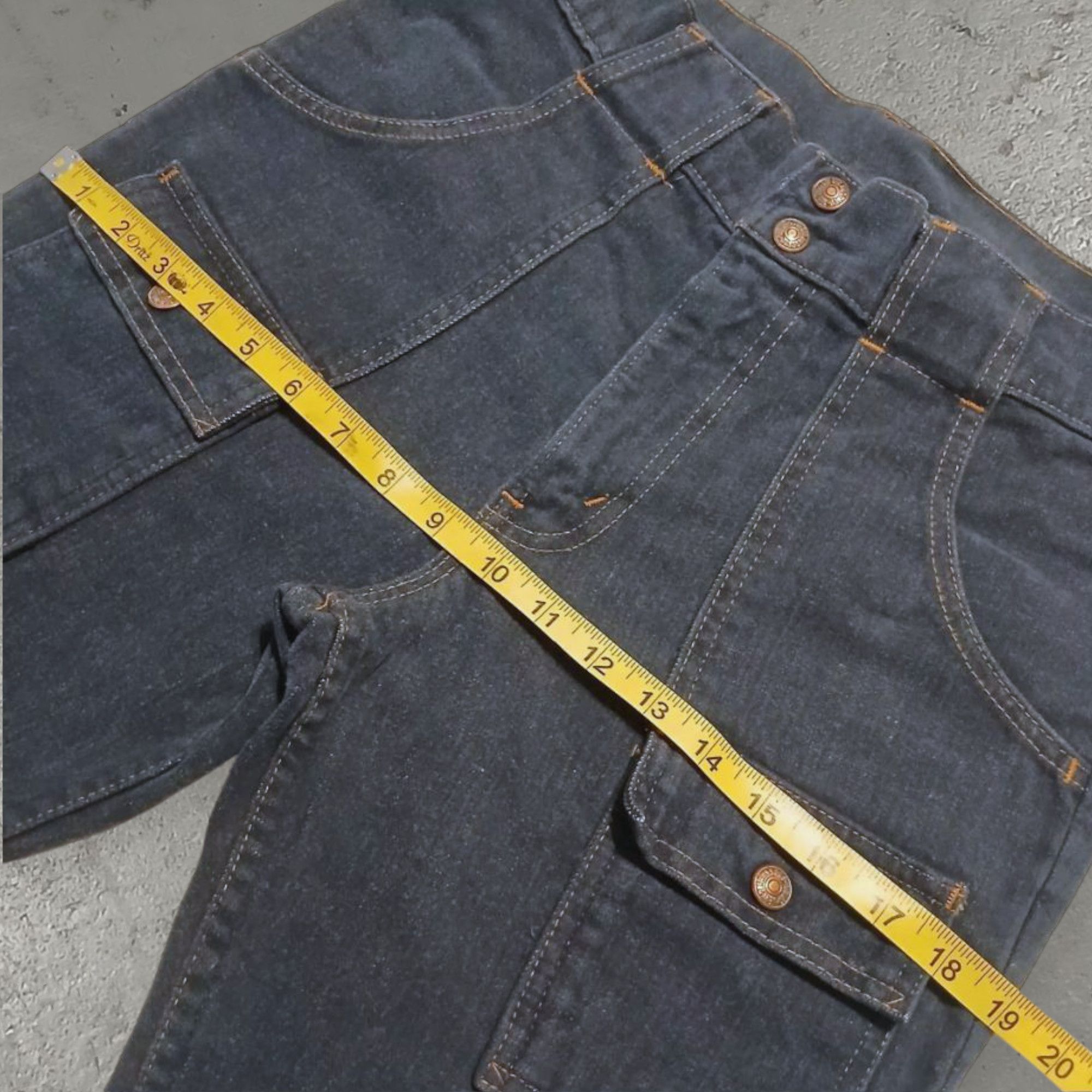 Levi's × Vintage 1975 Levi's Orange Tab Bell Bottom Bush Pants Jeans 30x29 Size 30" / US 8 / IT 44 - 10 Thumbnail