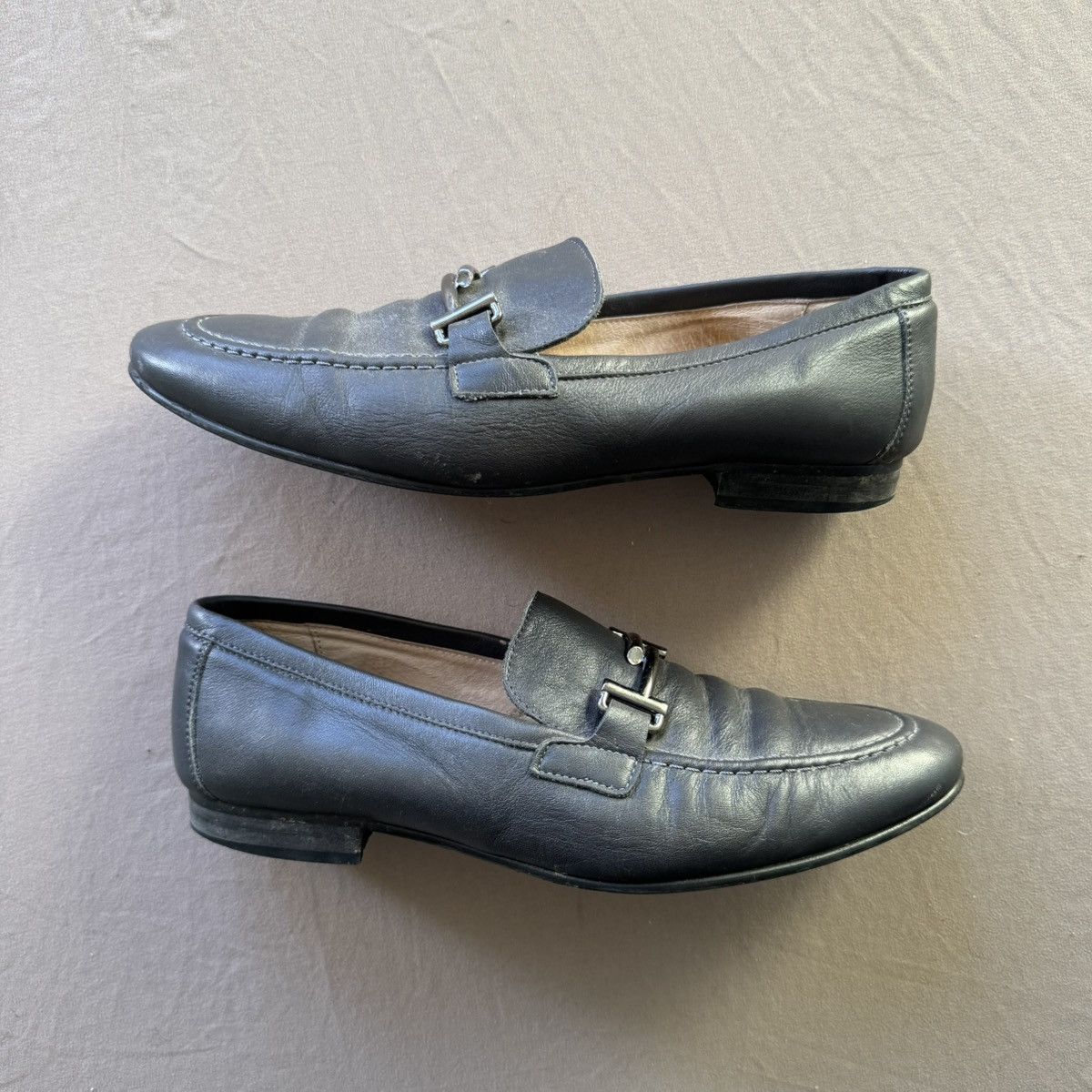 Designer × Vintage HOO SLIP-ON BUCKLE LOAFERS Size US 7 / EU 40 - 1 Thumbnail