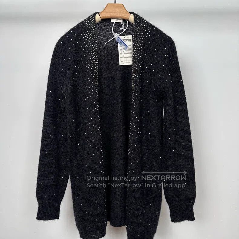 Saint Laurent Paris Saint Laurent Paris Black knit cardigan Size US XS / EU 42 / 0 - 1 Thumbnail