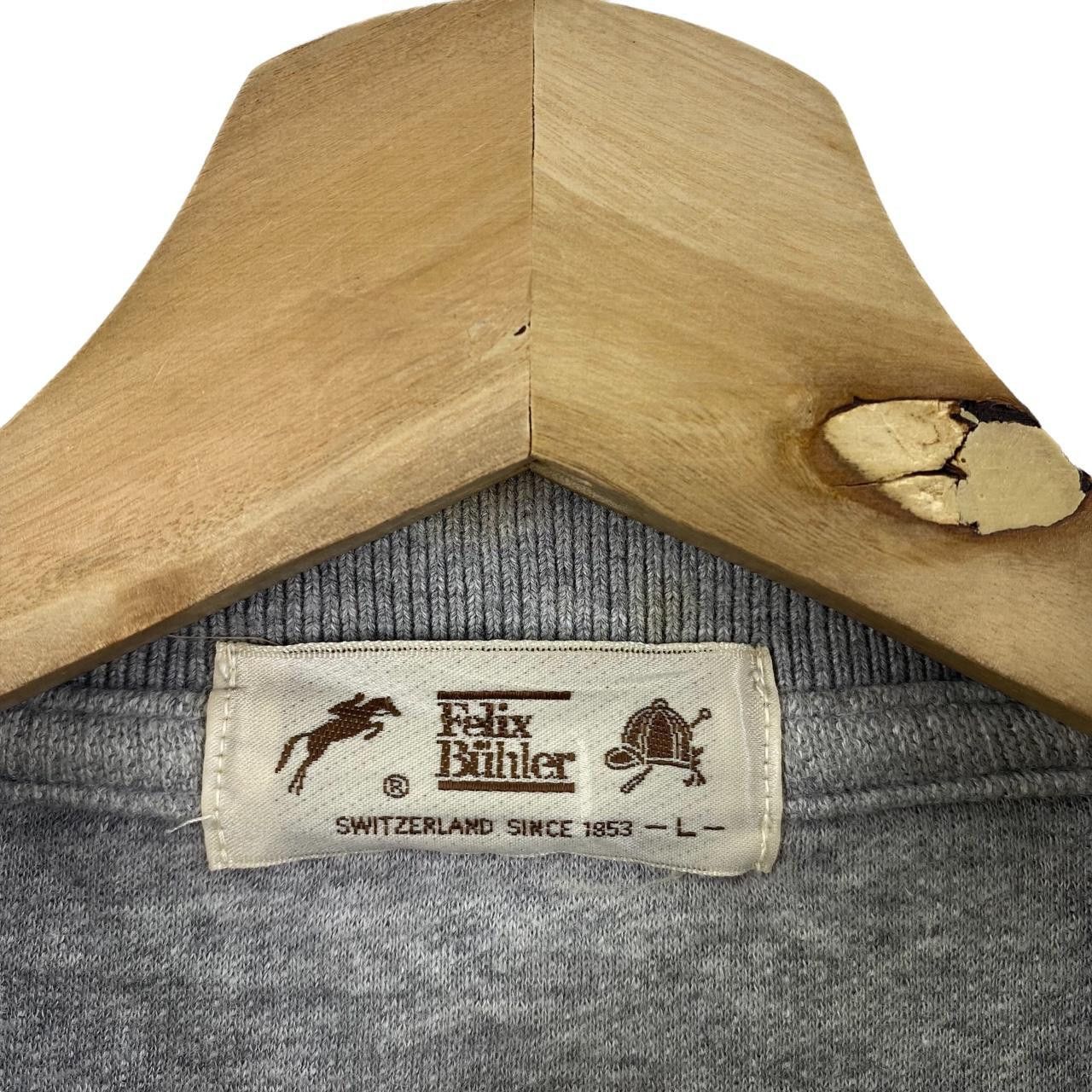 Vintage Vtg 80’ FELIX BUHLER SWITZERLAND Polo Sweater Sweatshirt Size US L / EU 52-54 / 3 - 4 Thumbnail