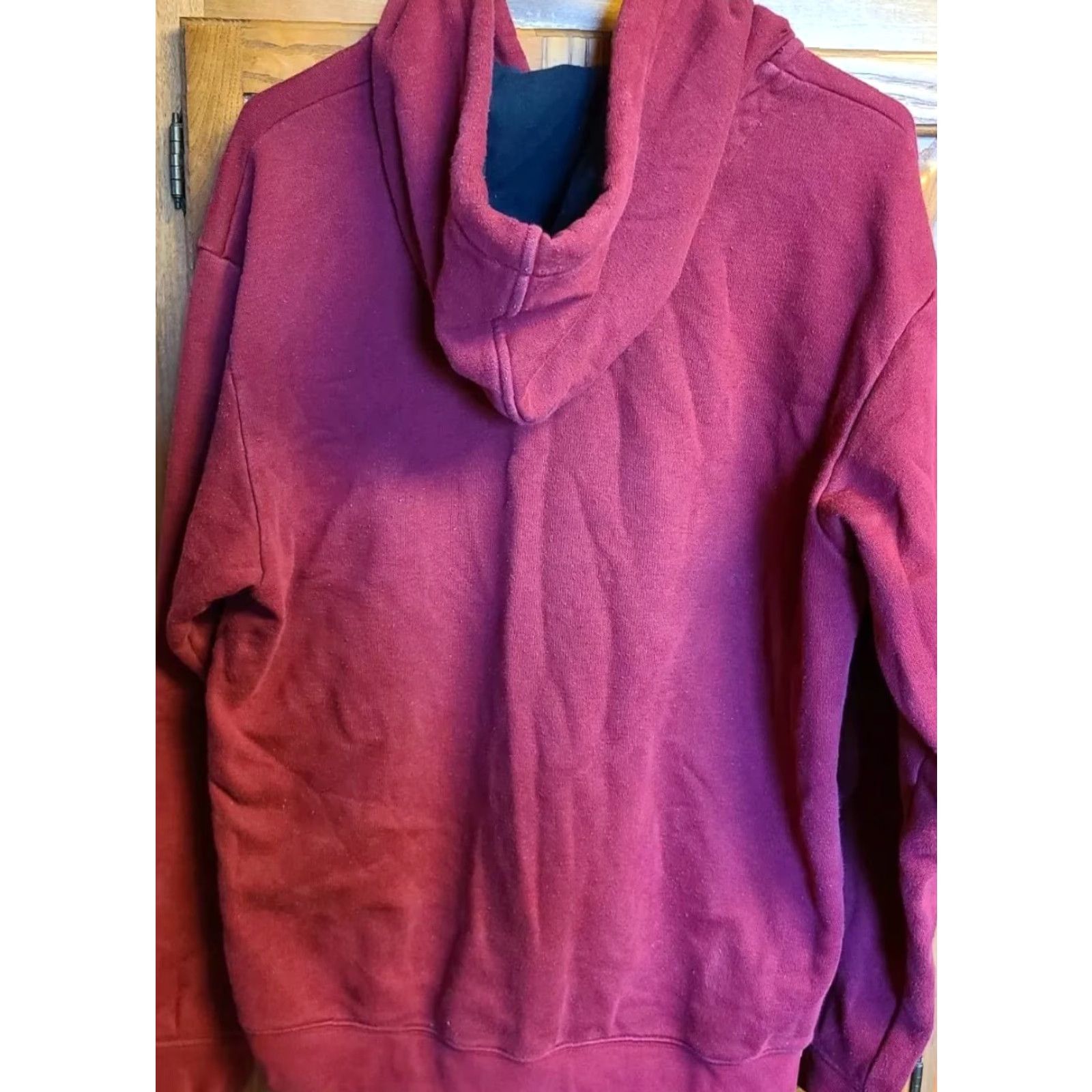 Nike NIKE Hoodie Sweatshirt Men M Embroidered Swoosh Full Zip Crimson Red Gray Tag Vintage Shirt Size US M / EU 48-50 / 2 - 3 Thumbnail