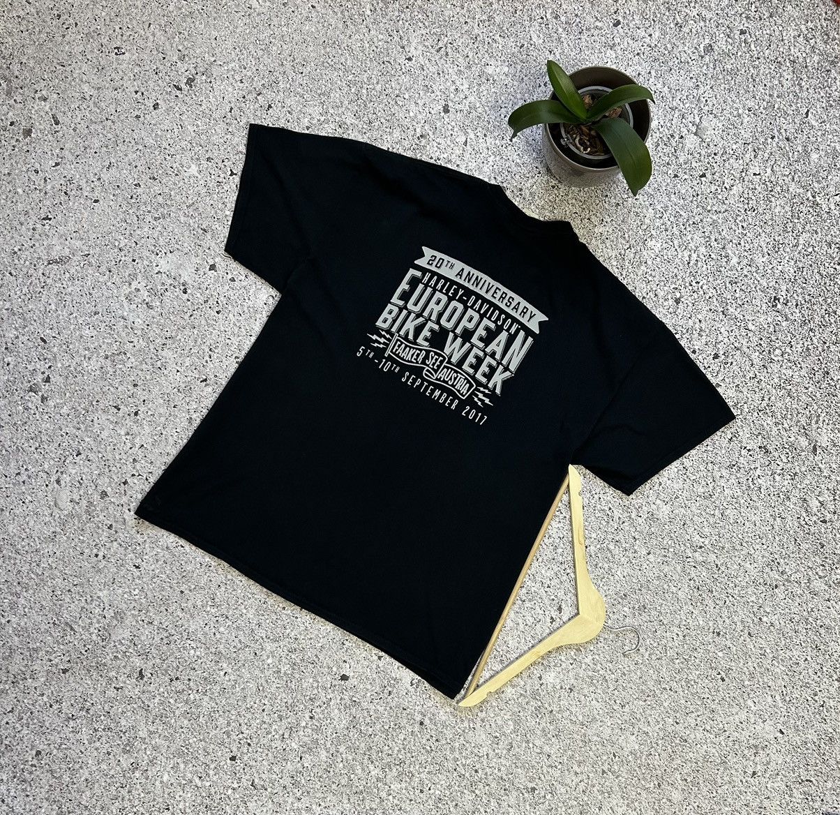 Band Tees × Harley Davidson × Vintage Vintage Harley Davidson European Bike Week 2017 T-Shirt Size US XXL / EU 58 / 5 - 2 Thumbnail
