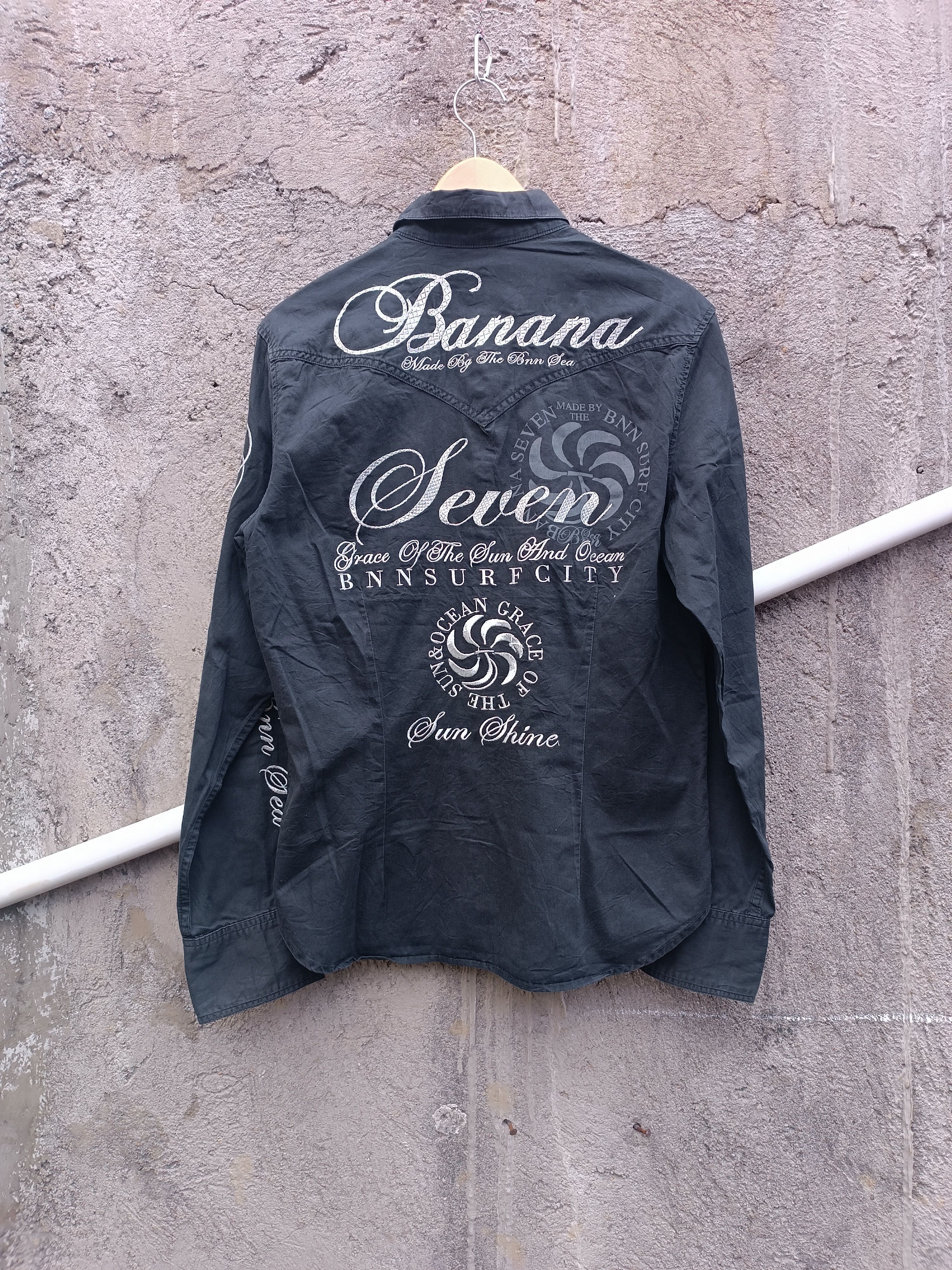 Japanese Brand Y2K Banana Seven Embroidery If Six Was Nine Grunge Style Size US M / EU 48-50 / 2 - 4 Thumbnail