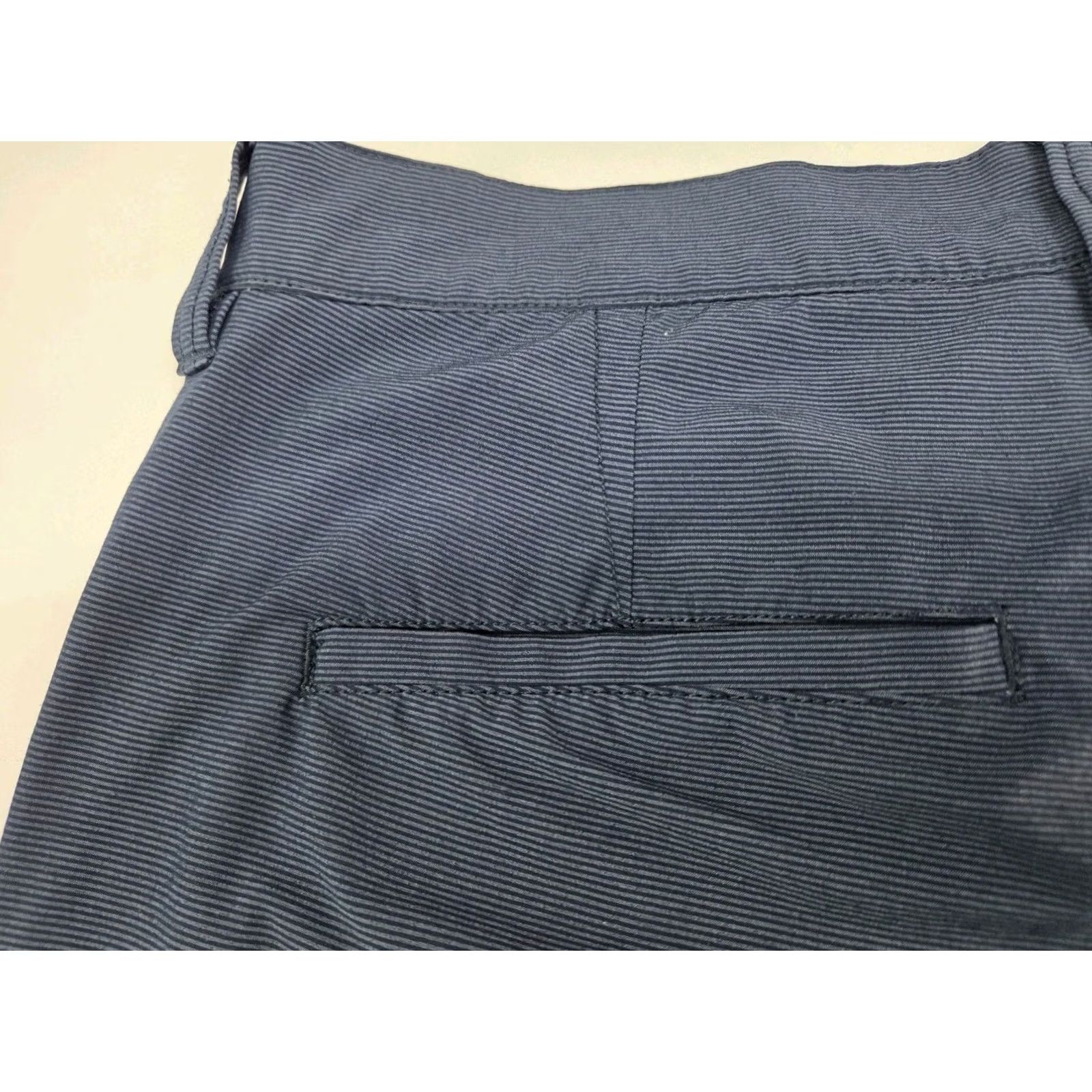 TravisMathew Travis Mathew Mens Golf Shorts Blue/Black Striped Size 36/9" #8456 Size US 36 / EU 52 - 4 Thumbnail