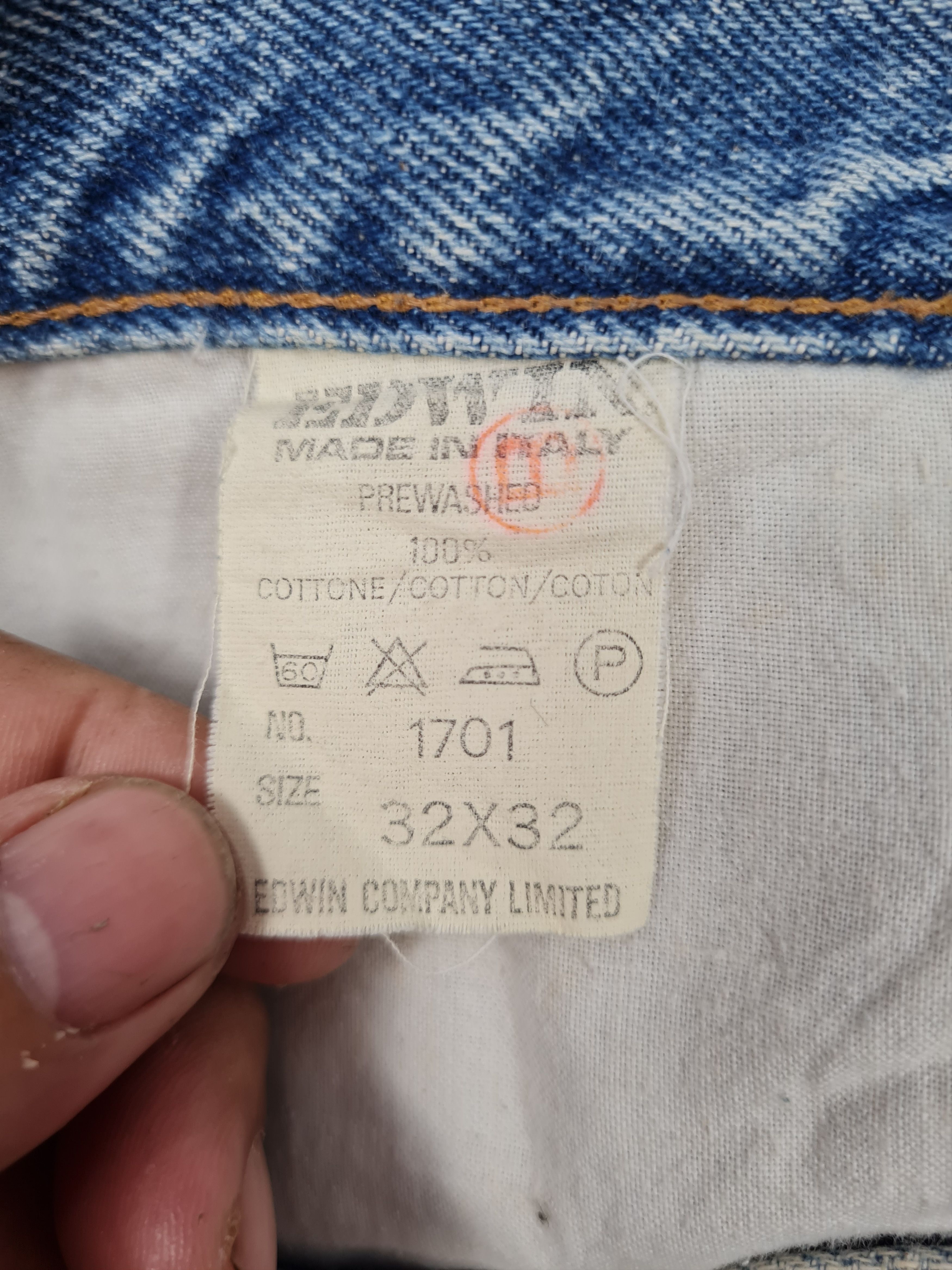 Edwin Vtg EDWIN High Rise Baggy Cut Size 30x29.5 Jeans JB0126 Size 30" / US 8 / IT 44 - 11 Thumbnail