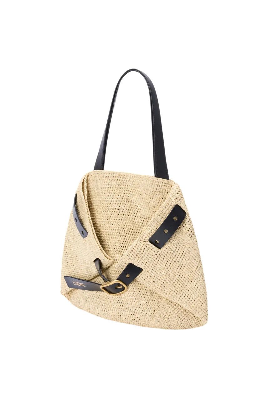 Loewe LOEWE Punch Hole Natural Raffia Shopper New & Auth Size ONE SIZE - 1 Thumbnail