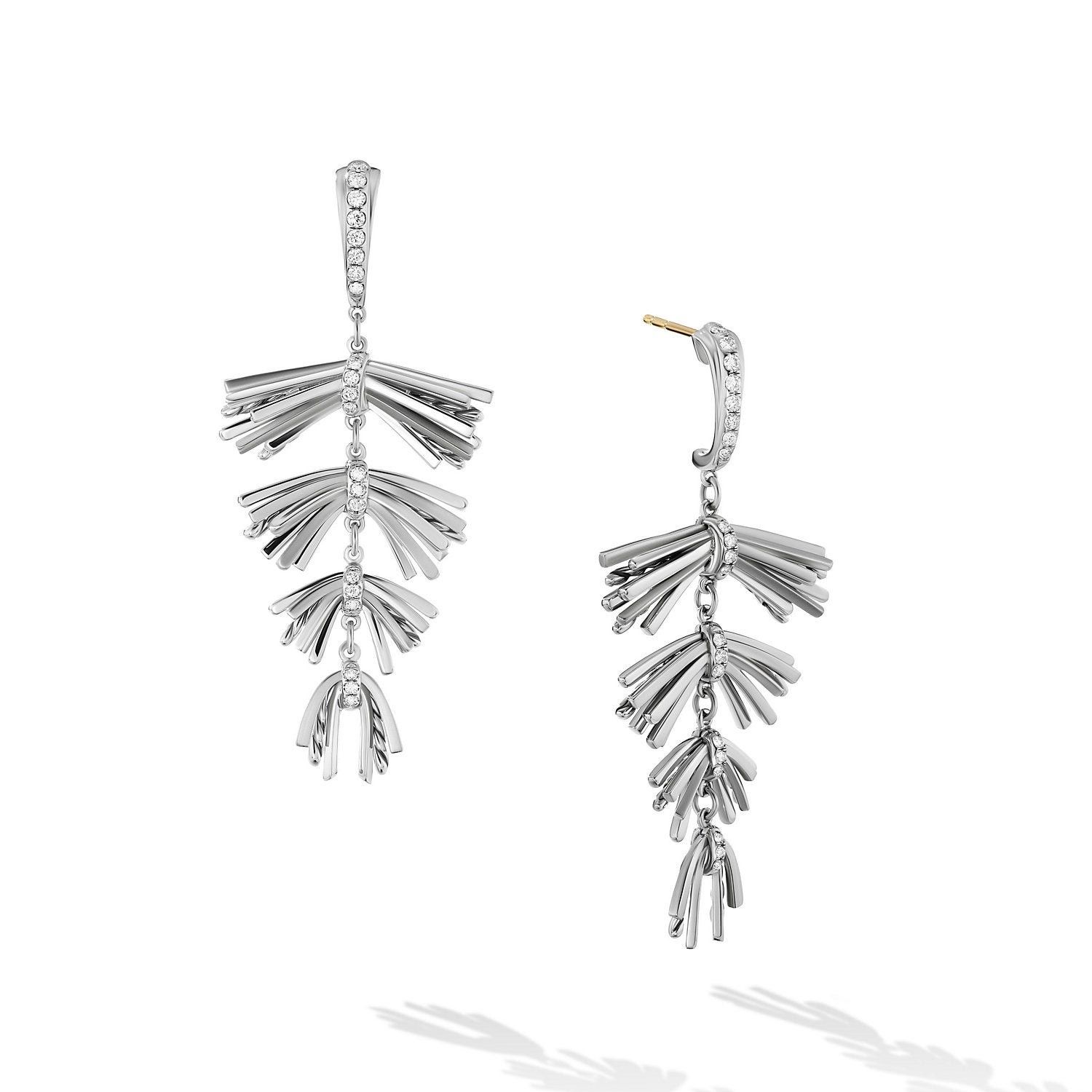 David Yurman o1w1db10525 E16961D Earrings in Silver with Pave Diamond Size ONE SIZE - 1 Preview
