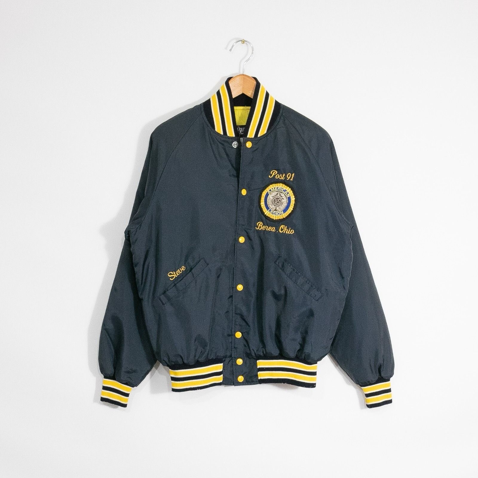 Vintage Vintage US American Legion Bomber Jacket Medium - Post 91 Size US M / EU 48-50 / 2 - 1 Thumbnail