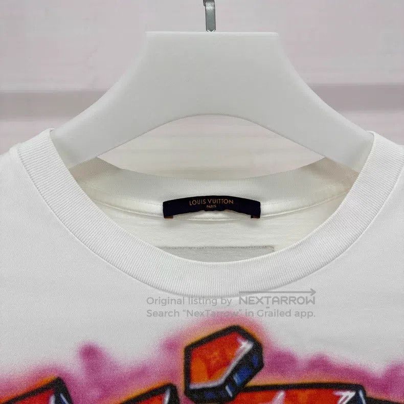 Louis Vuitton Louis Vuitton Burst Letter Print Short Sleeve Size US XXL / EU 58 / 5 - 3 Thumbnail