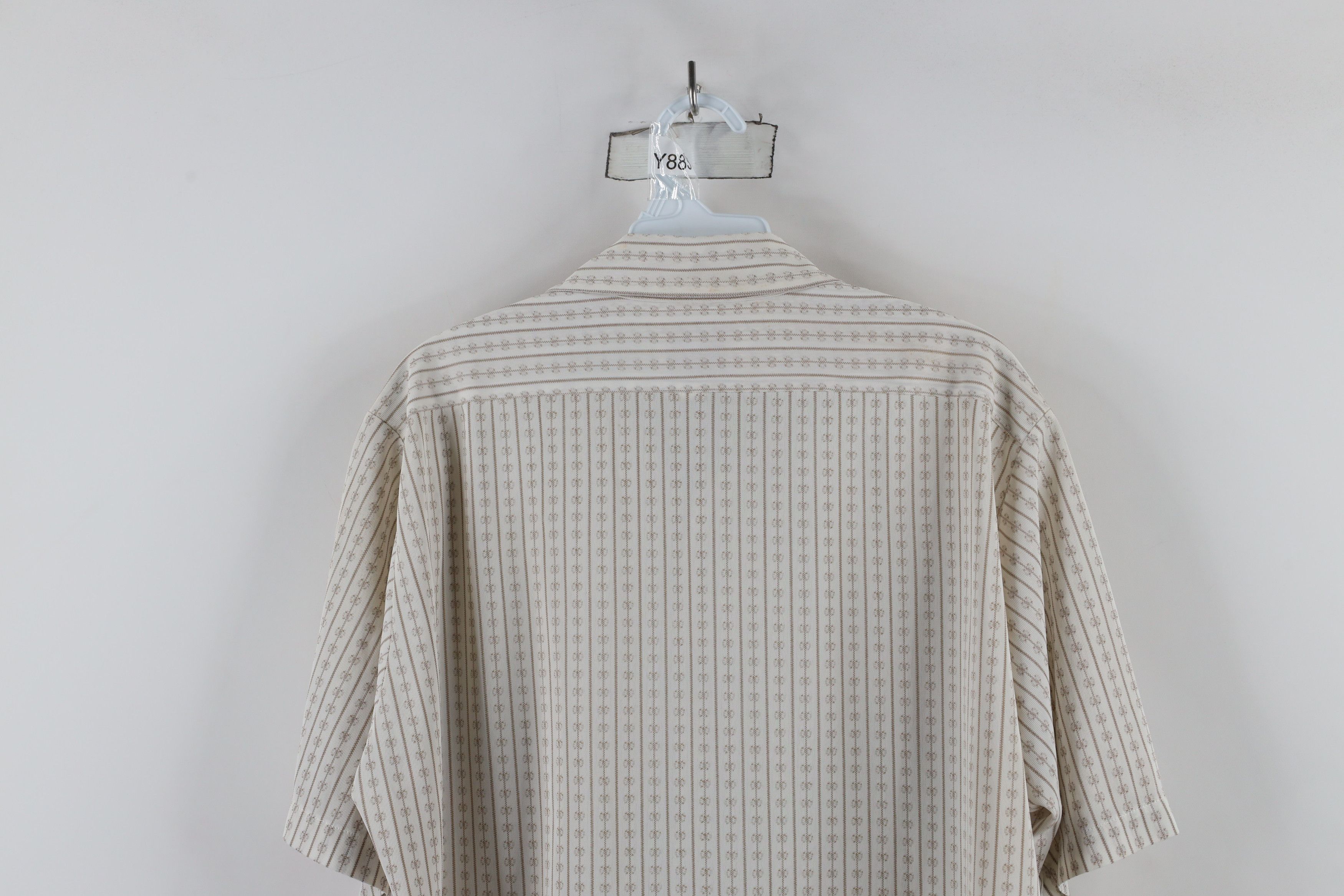 Vintage Vintage 70s Streetwear Knit Collared Button Shirt USA Size US M / EU 48-50 / 2 - 14 Thumbnail
