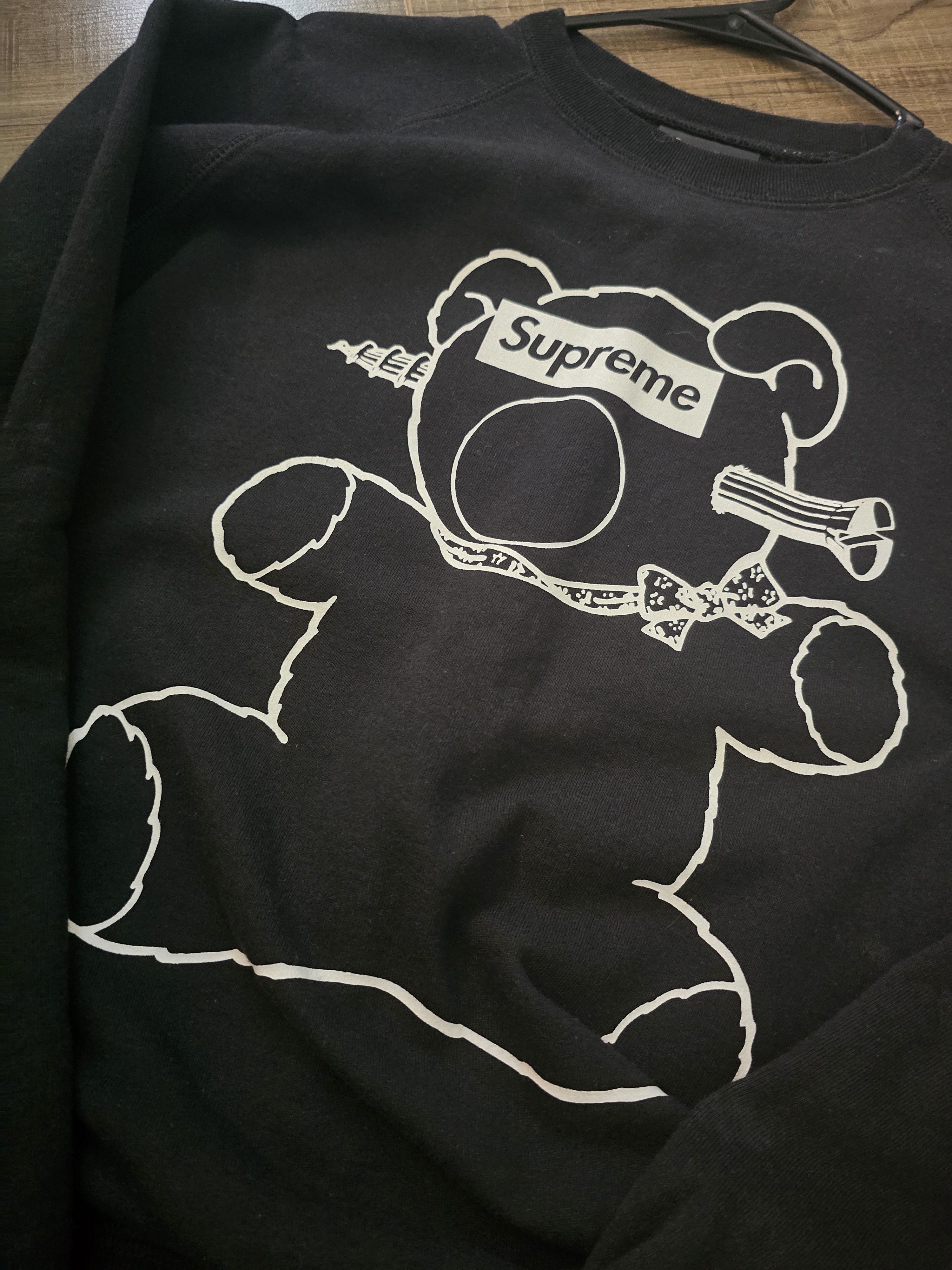 Supreme × Undercover Supreme x Undercover Bear Crewneck Black Small Size US S / EU 44-46 / 1 - 5 Thumbnail