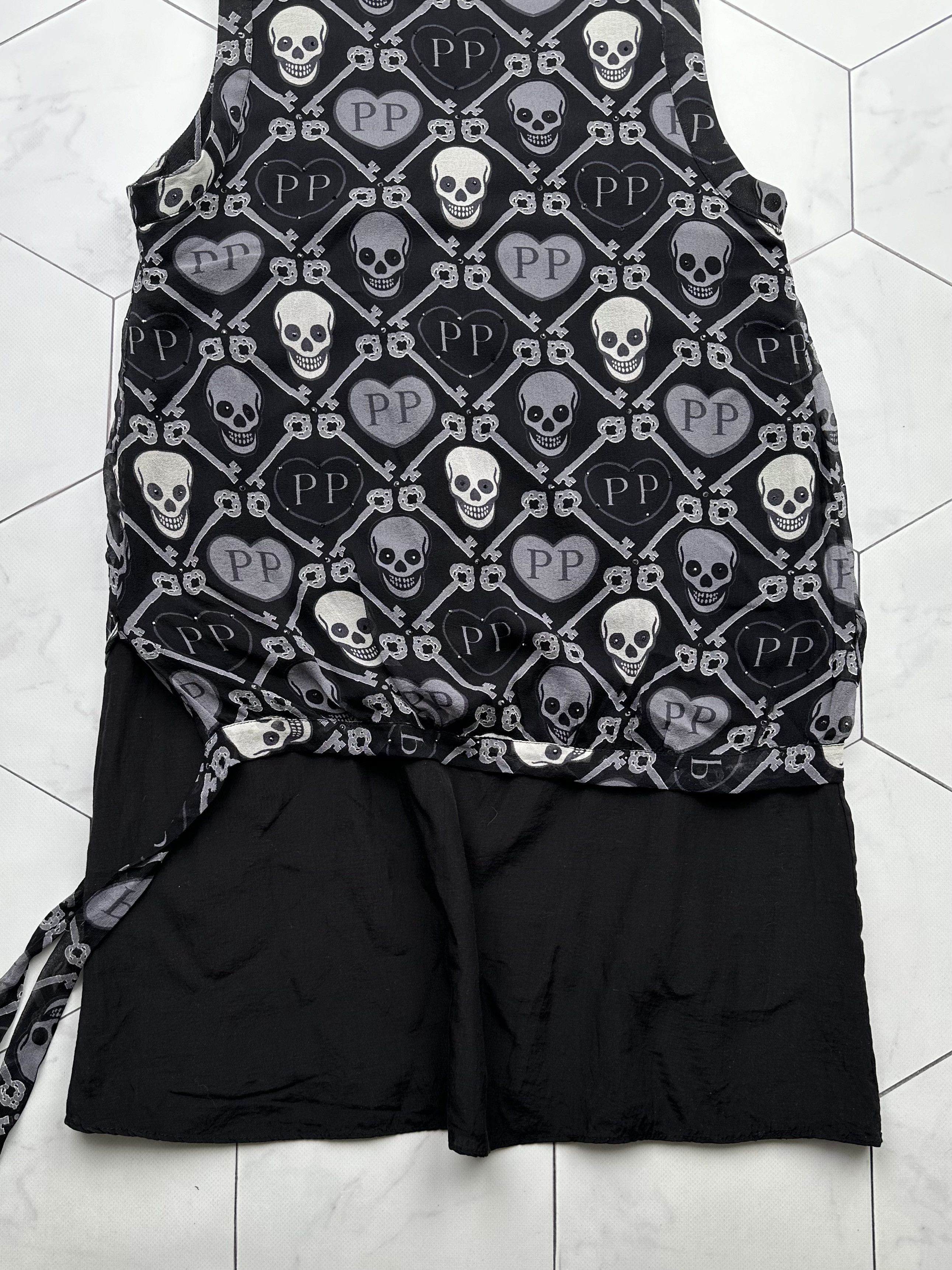 Philipp Plein Philipp Plein Vintage Printed Silk Dress (B142) Size S / US 4 / IT 40 - 8 Thumbnail