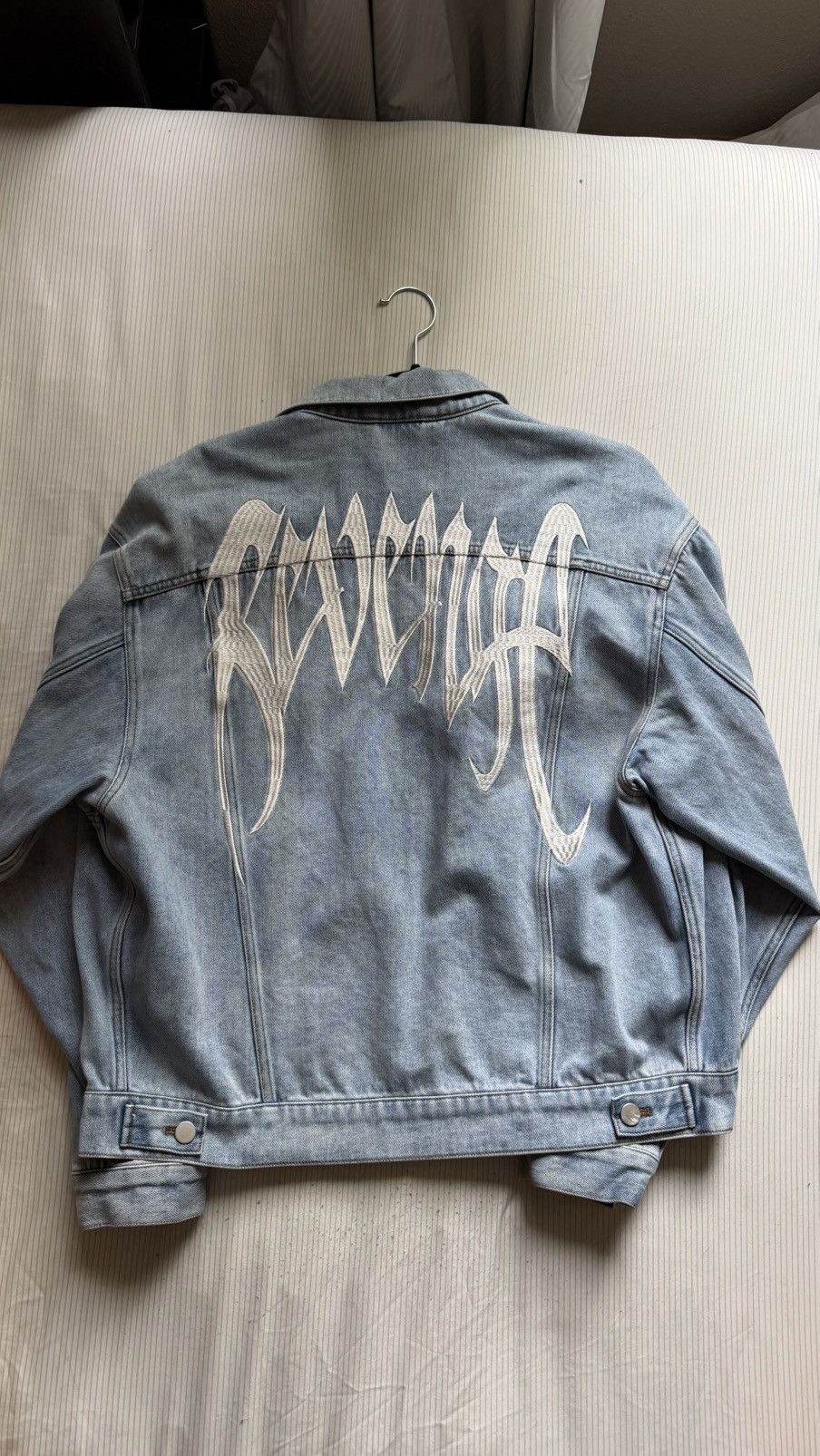Revenge Revenge Embroidered Denim Jacket Size US L / EU 52-54 / 3 - 1 Thumbnail