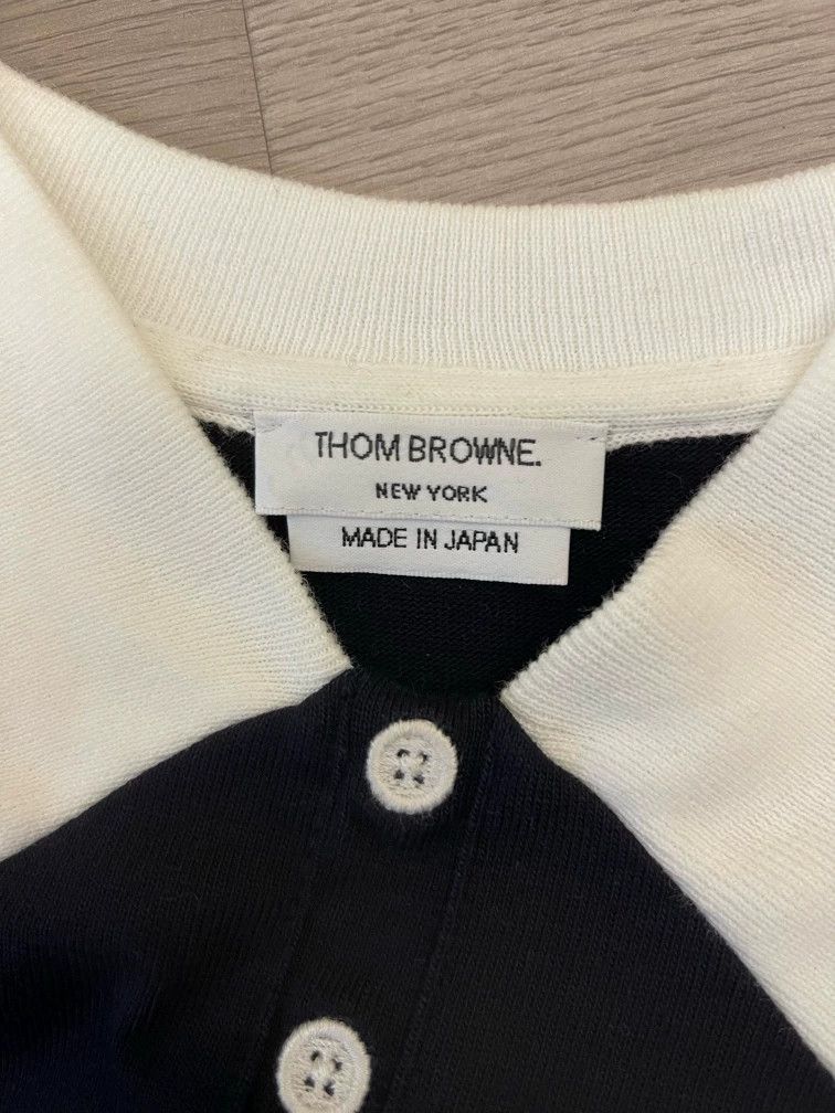 Thom Browne Thom browne Dark blue stitching embroidered button pocket s Size US S / EU 44-46 / 1 - 5 Thumbnail