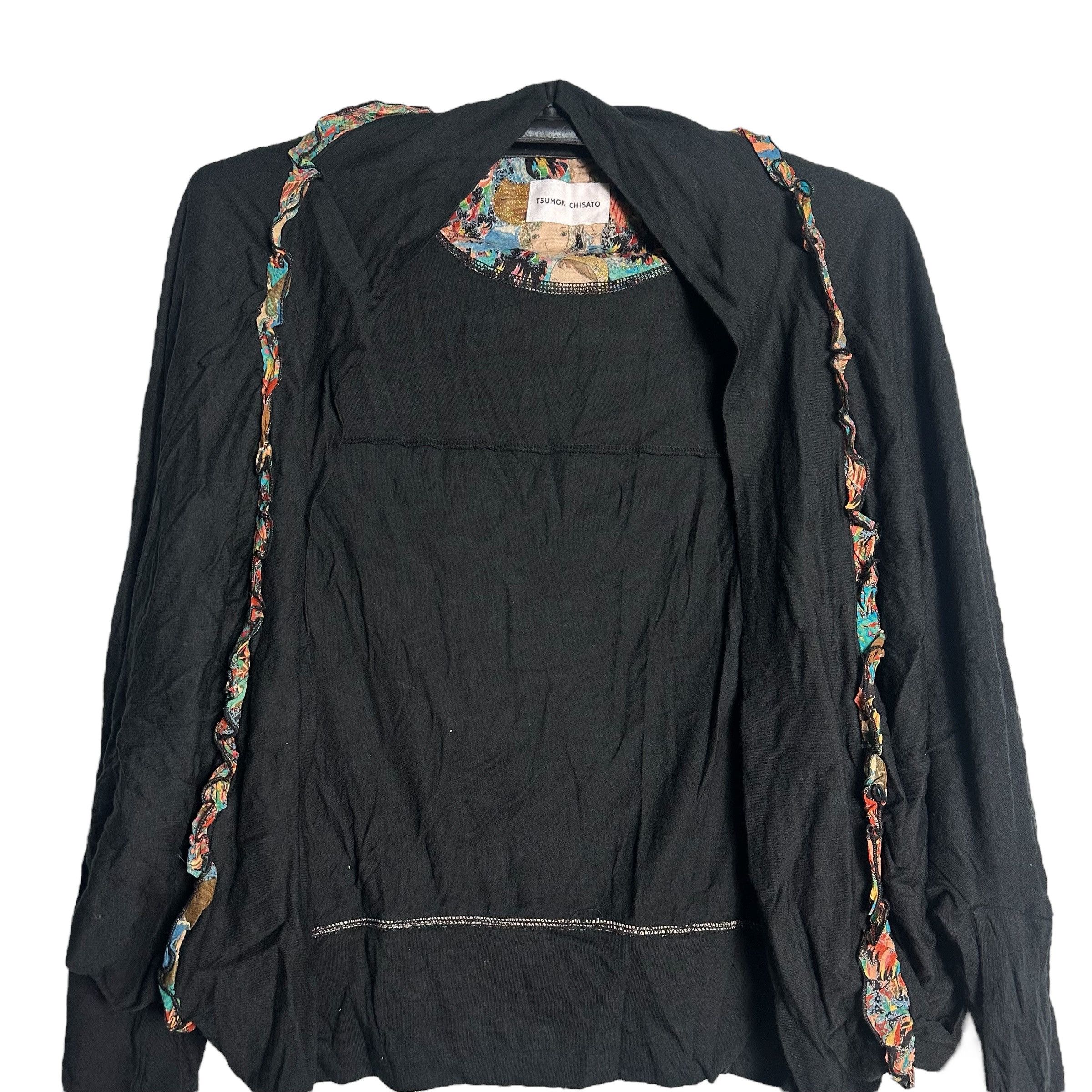 Tsumori Chisato 🔥RARE🔥Vintage Tsumori Chisato IS Miyake Cardigan Sweater Size XS / US 0-2 / IT 36-38 - 2 Thumbnail