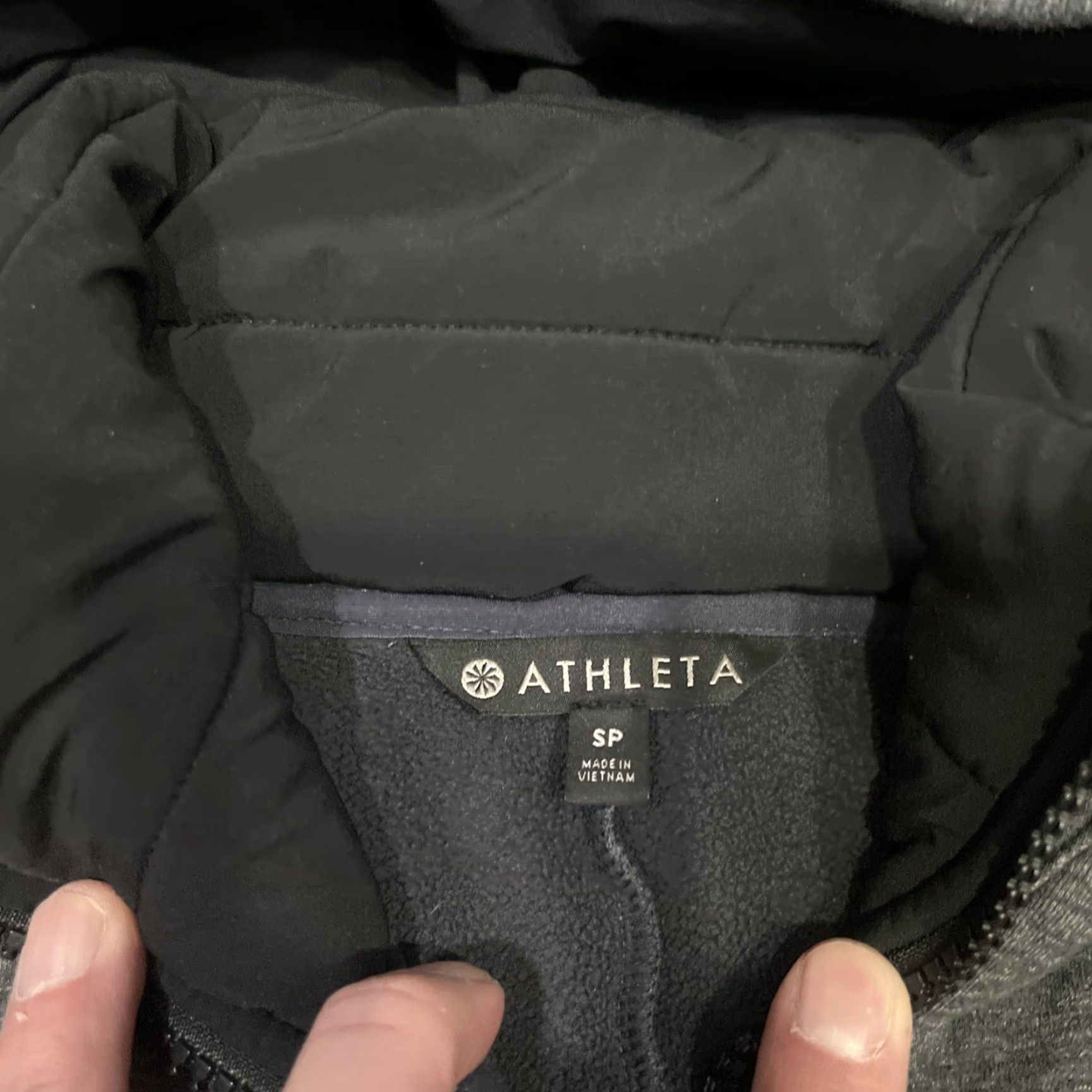 Athleta Athleta Jacket Women Small Hooded Gray Zip Up Activewear Size S / US 4 / IT 40 - 2 Thumbnail