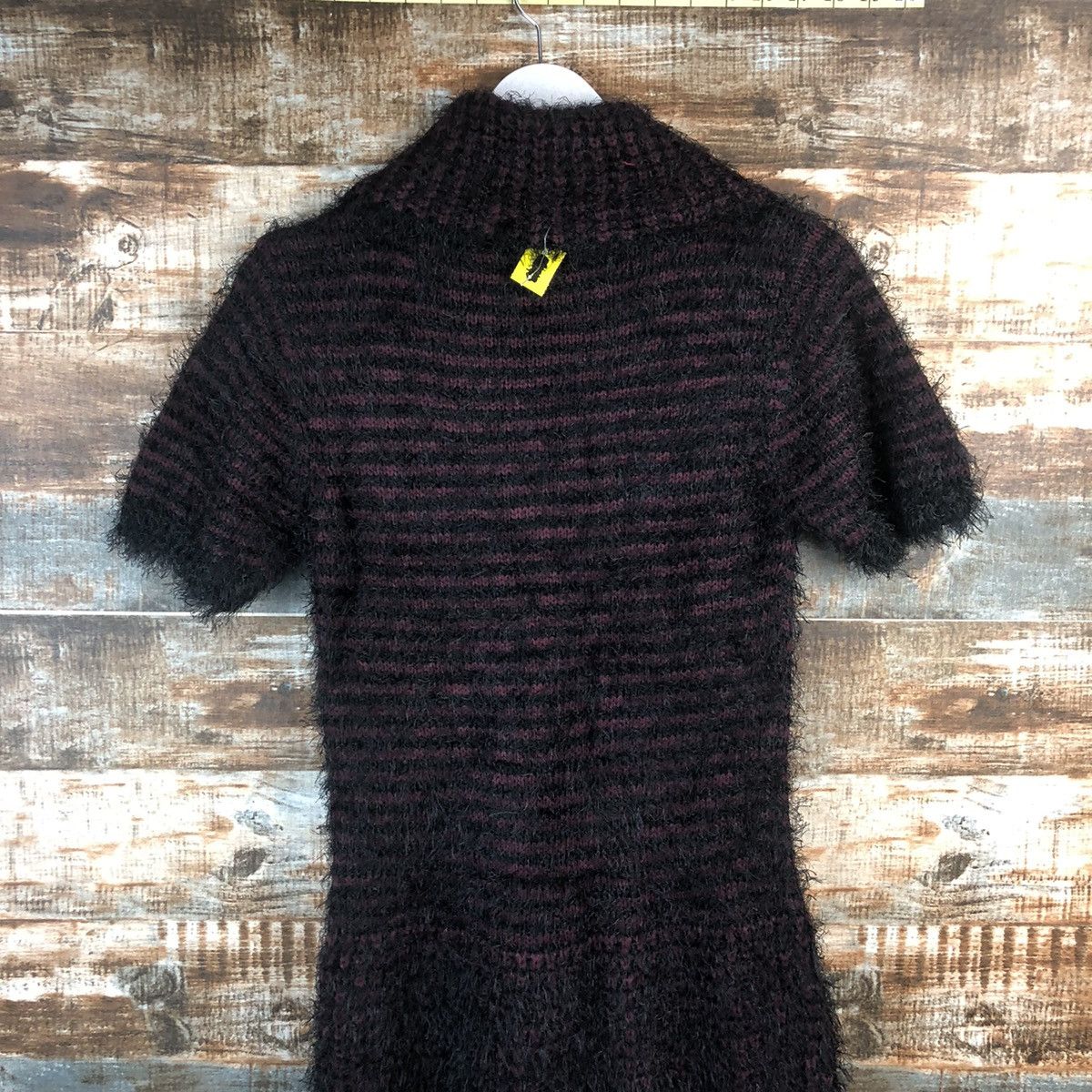 Homespun Knitwear × Japanese Brand DL Cherry Couture Maroon mohair Knitwear #C042 Size S / US 4 / IT 40 - 13 Thumbnail