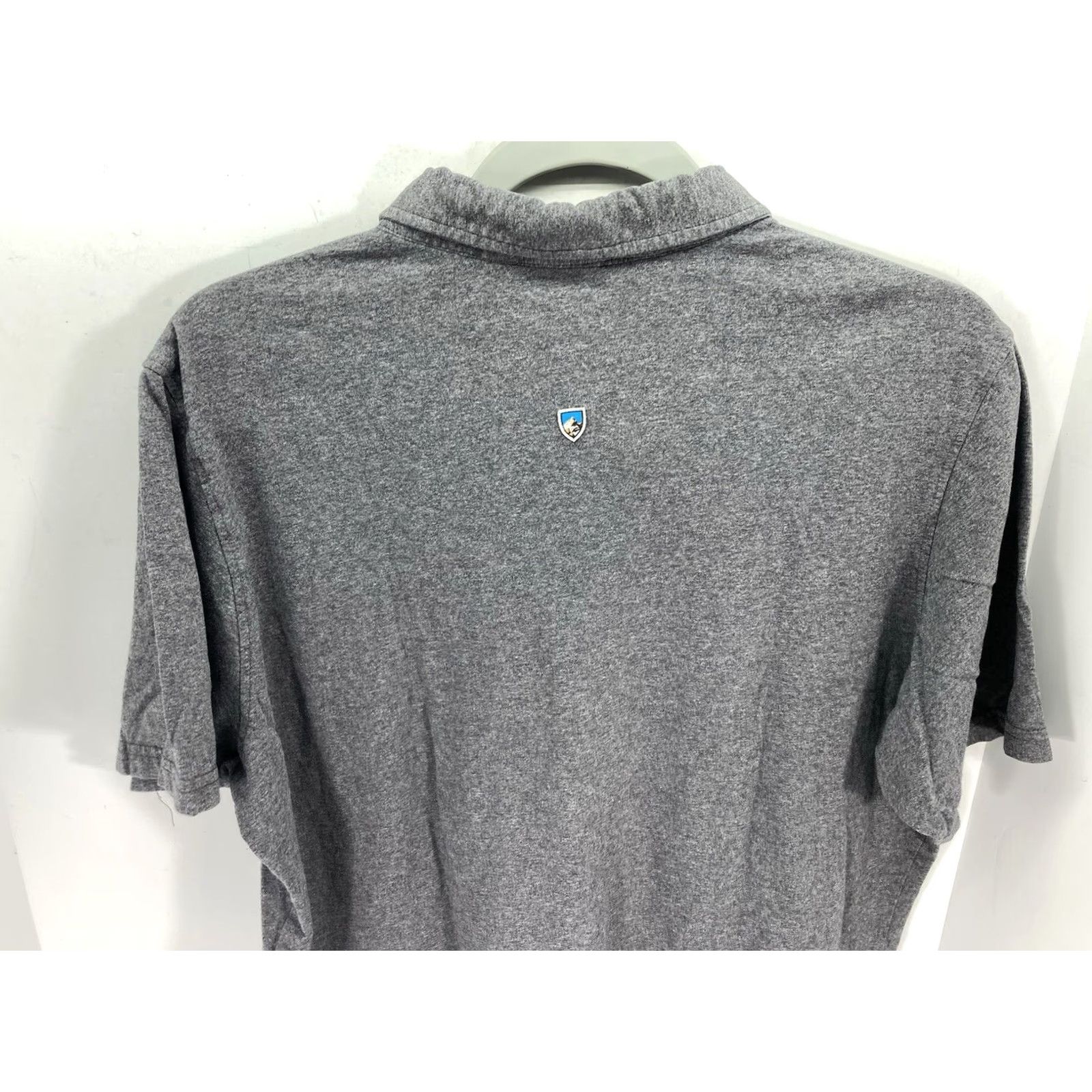 Vintage Kuhl Polo Shirt Men M Gray Short Sleeve Button Pocket Pullover Collared 24 Inch Chest 27 Inch Shoulders to Waist Size US M / EU 48-50 / 2 - 7 Thumbnail