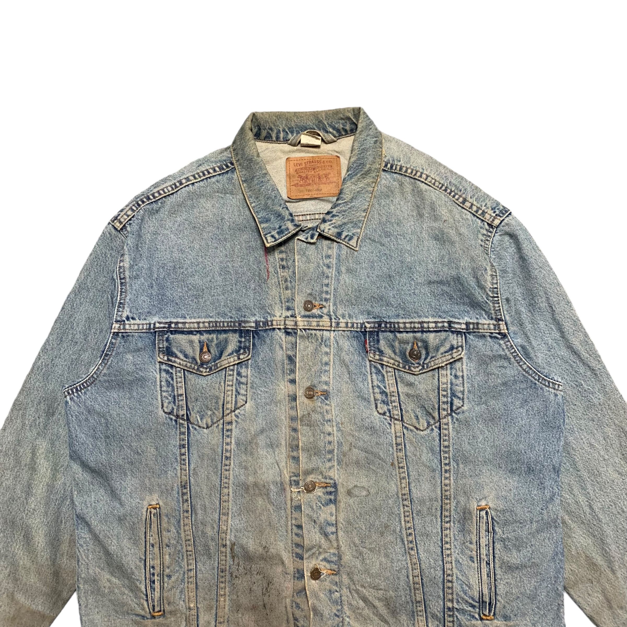 Levi's Vintage Oversize Levis 71507 Denim Jacket Size US XXL / EU 58 / 5 - 3 Thumbnail